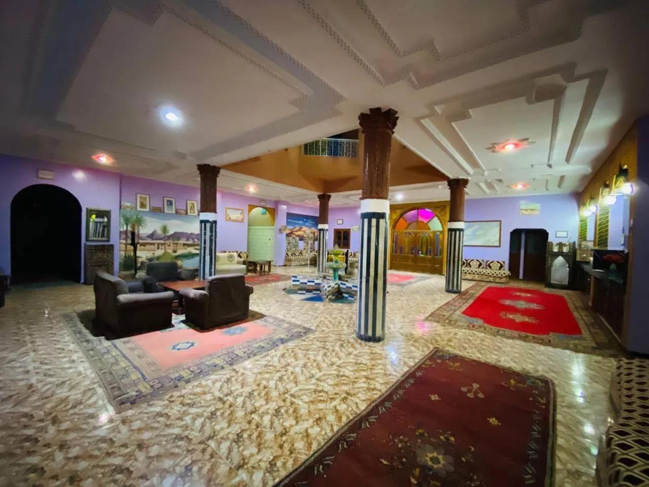 Lobby or reception in La Perle Du Drâa