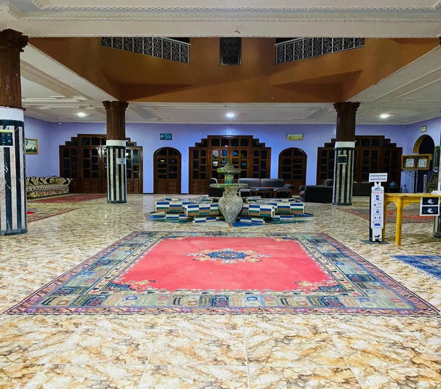 Lobby or reception in La Perle Du Drâa