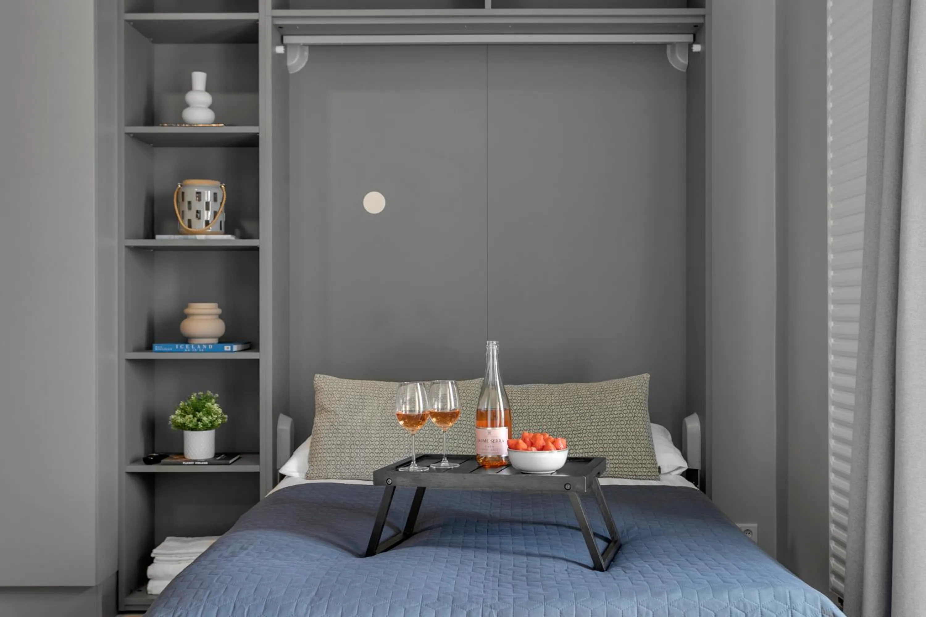 Bedroom, Bed in B18 Apartments