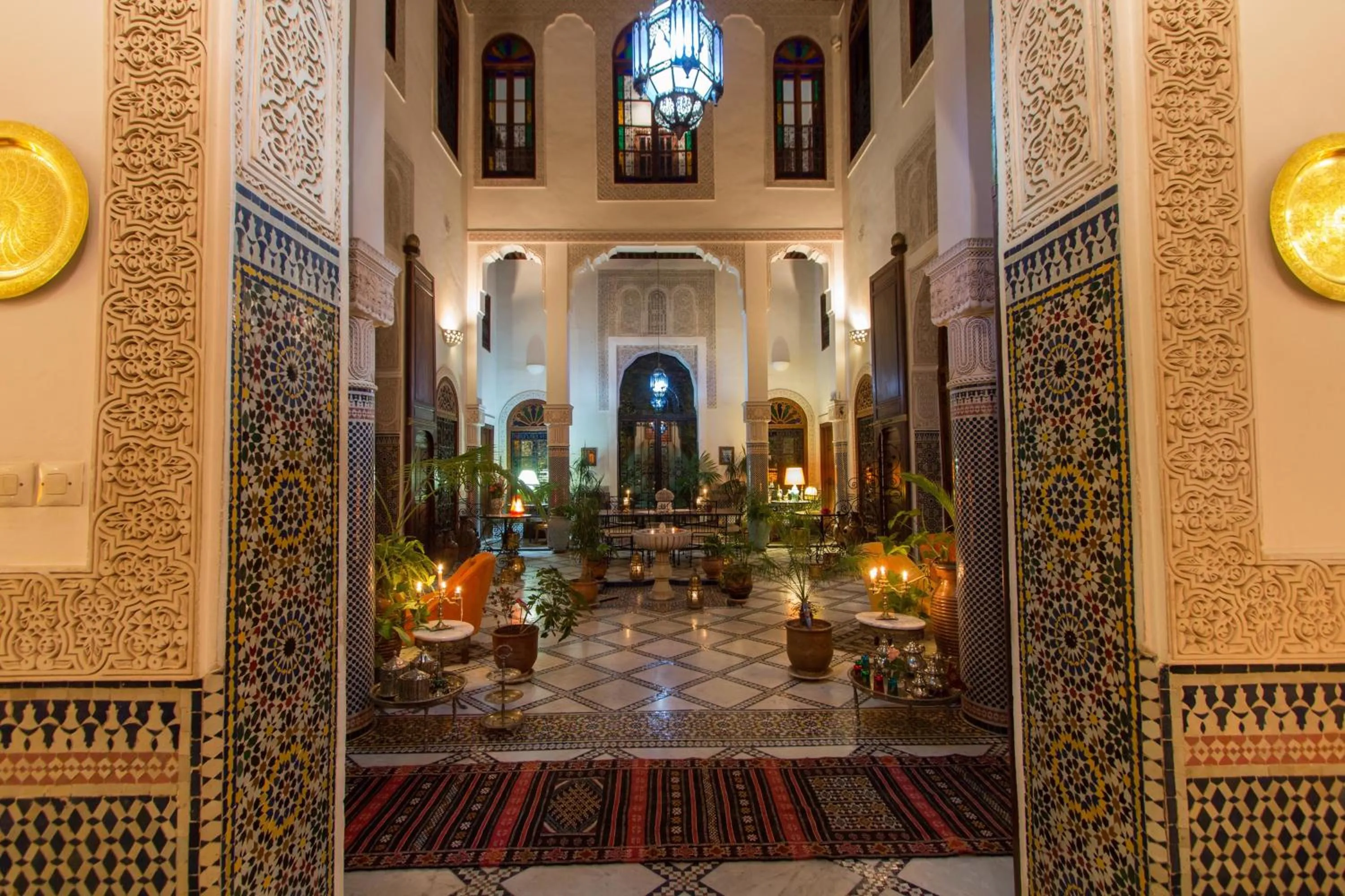 Decorative detail in Riad Norma