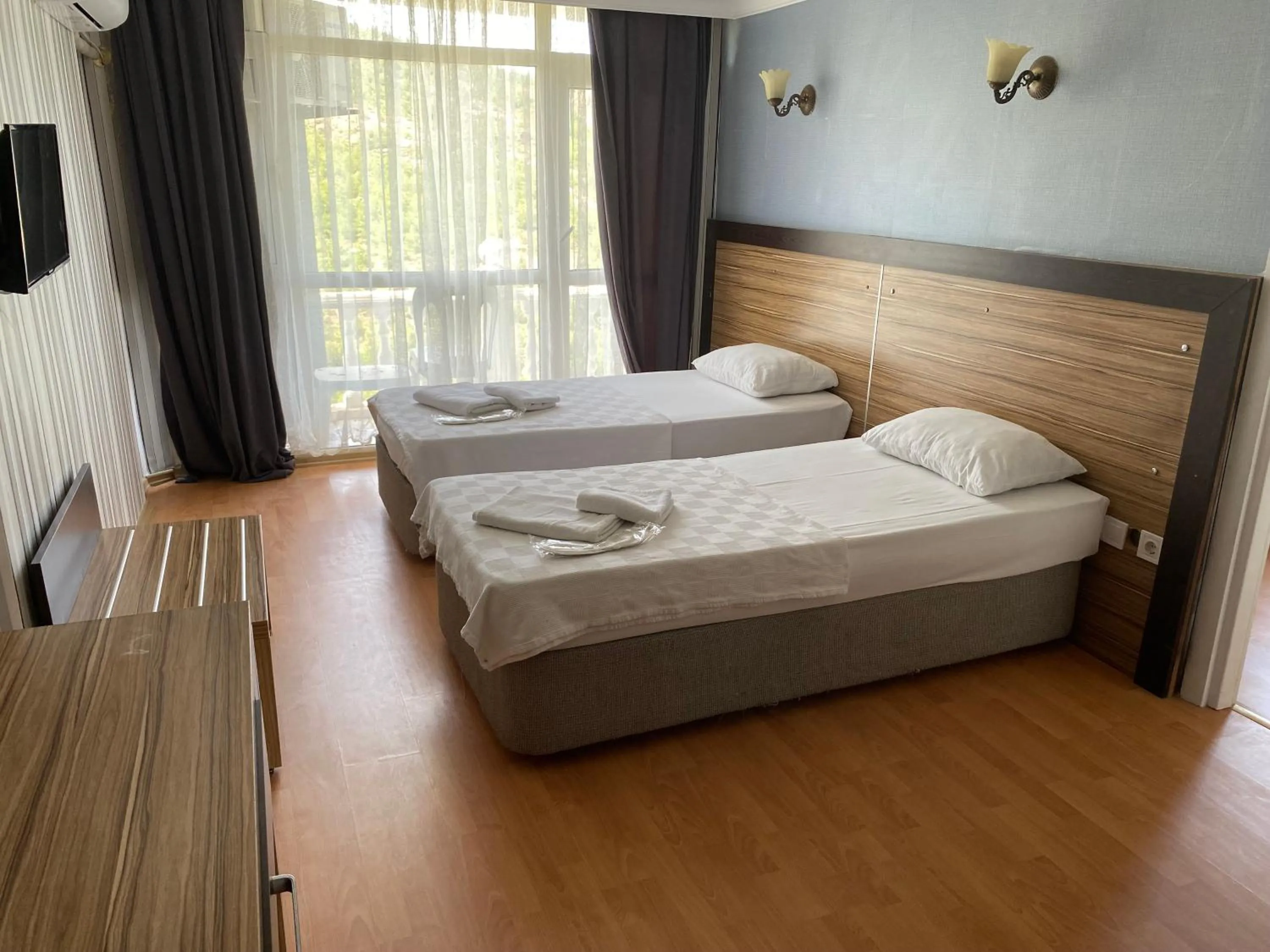 Bed in Tabiat Park Hotel Ayvalik