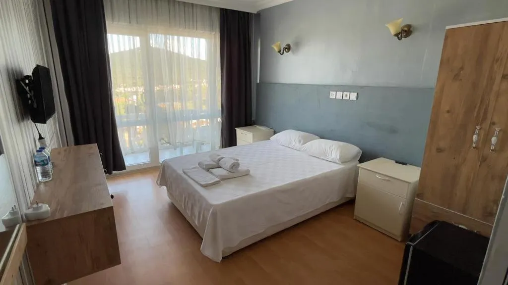Bed in Tabiat Park Hotel Ayvalik
