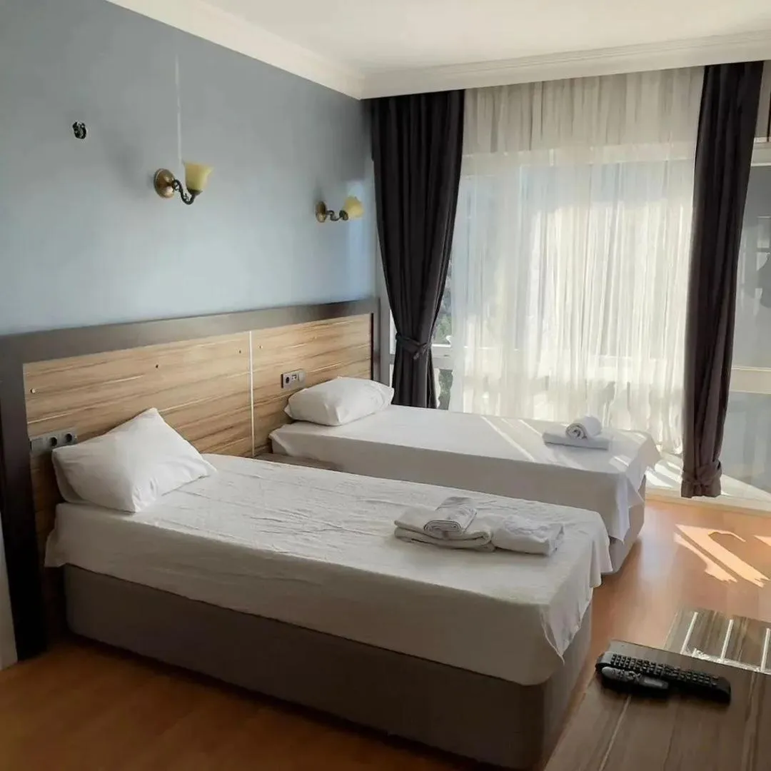 Bed in Tabiat Park Hotel Ayvalik