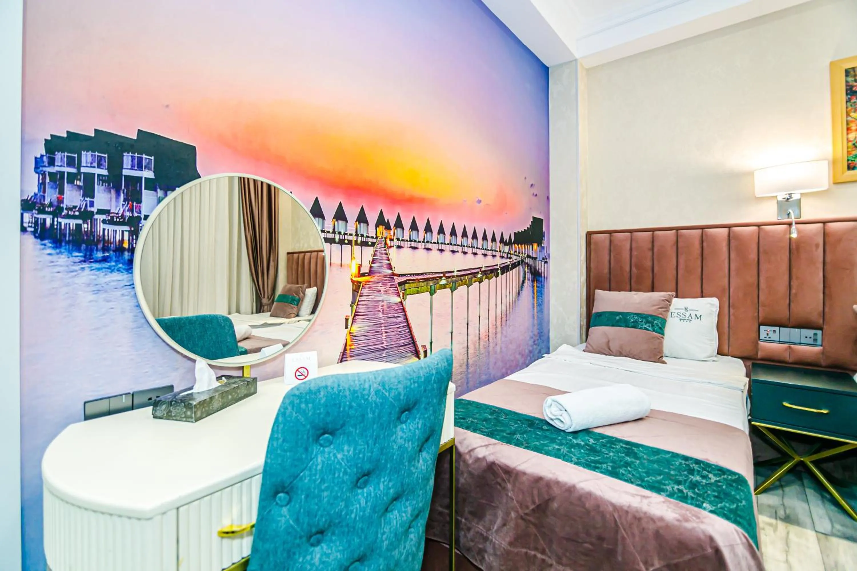 Photo of the whole room, Bed in Essam Deluxe Hotel