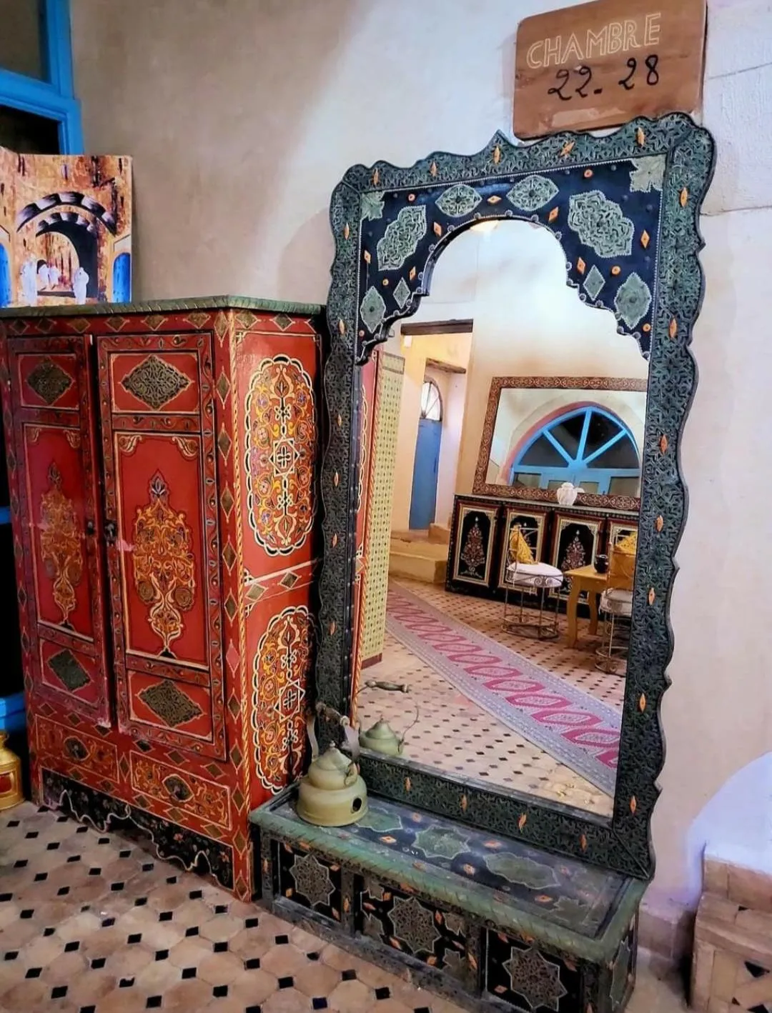 Lobby or reception, Bed in Riad Chakir Mogador