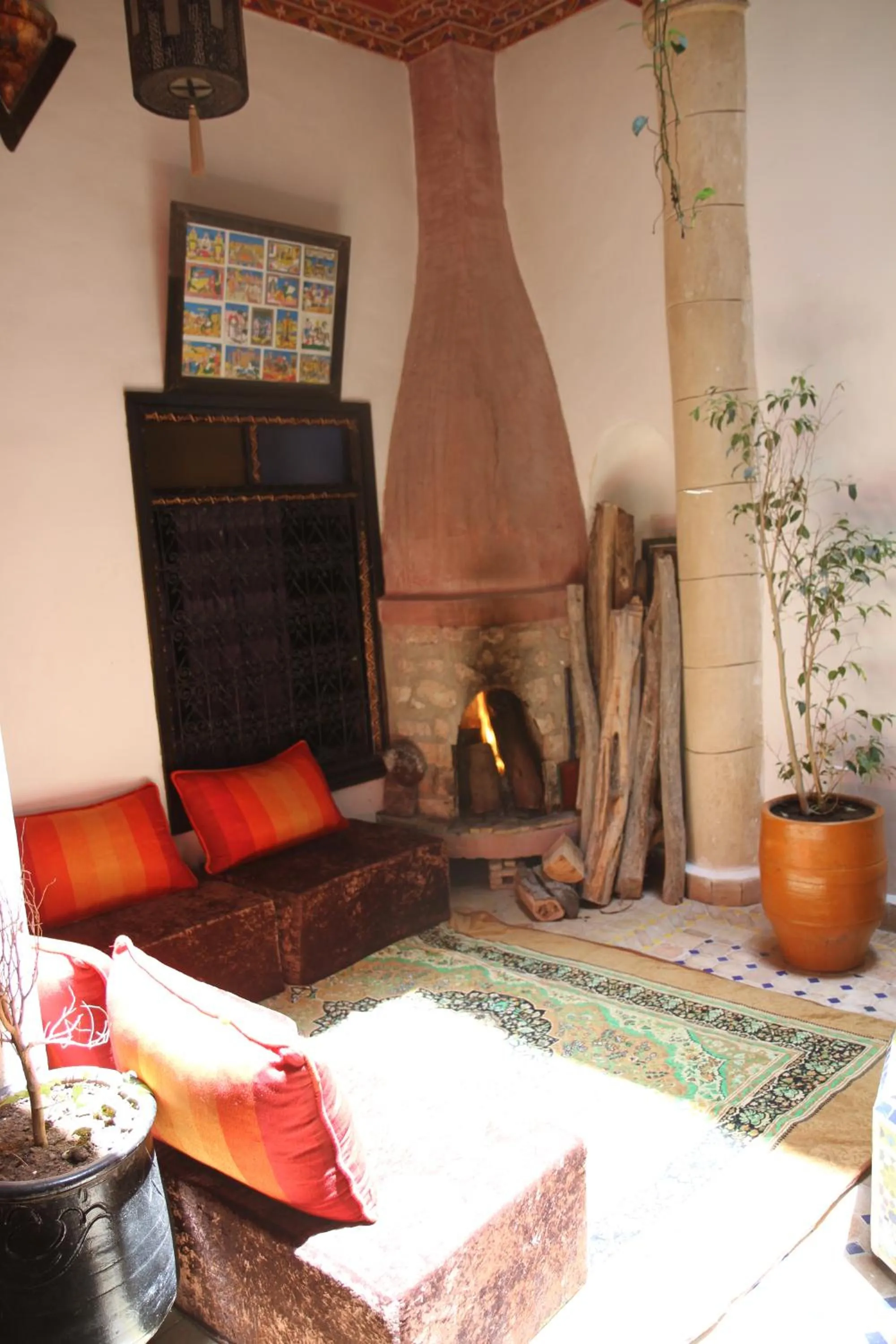 Living room in Riad Chakir Mogador