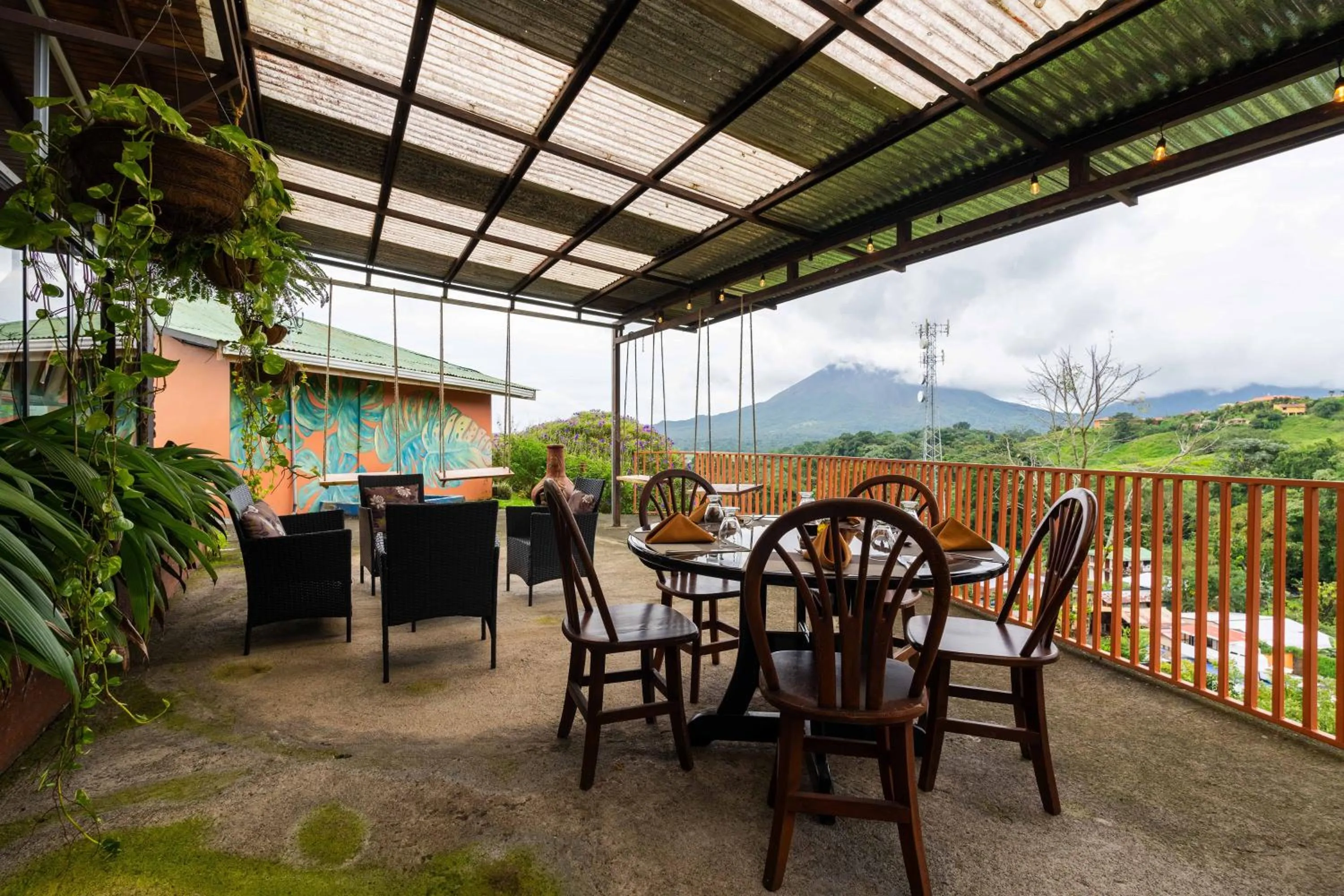 Balcony/Terrace in Chateau Arenal Hotel & Restaurante