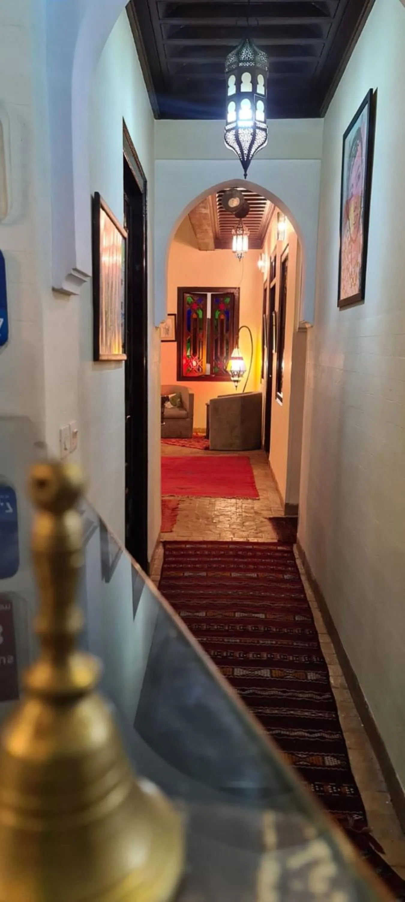 Lobby or reception in Riad Aubrac