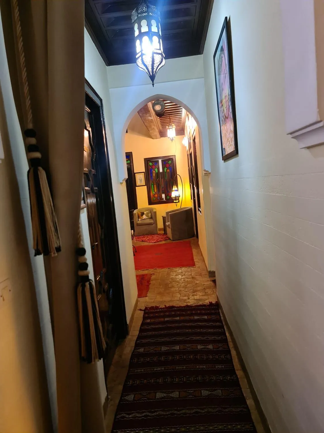 Lobby or reception in Riad Aubrac