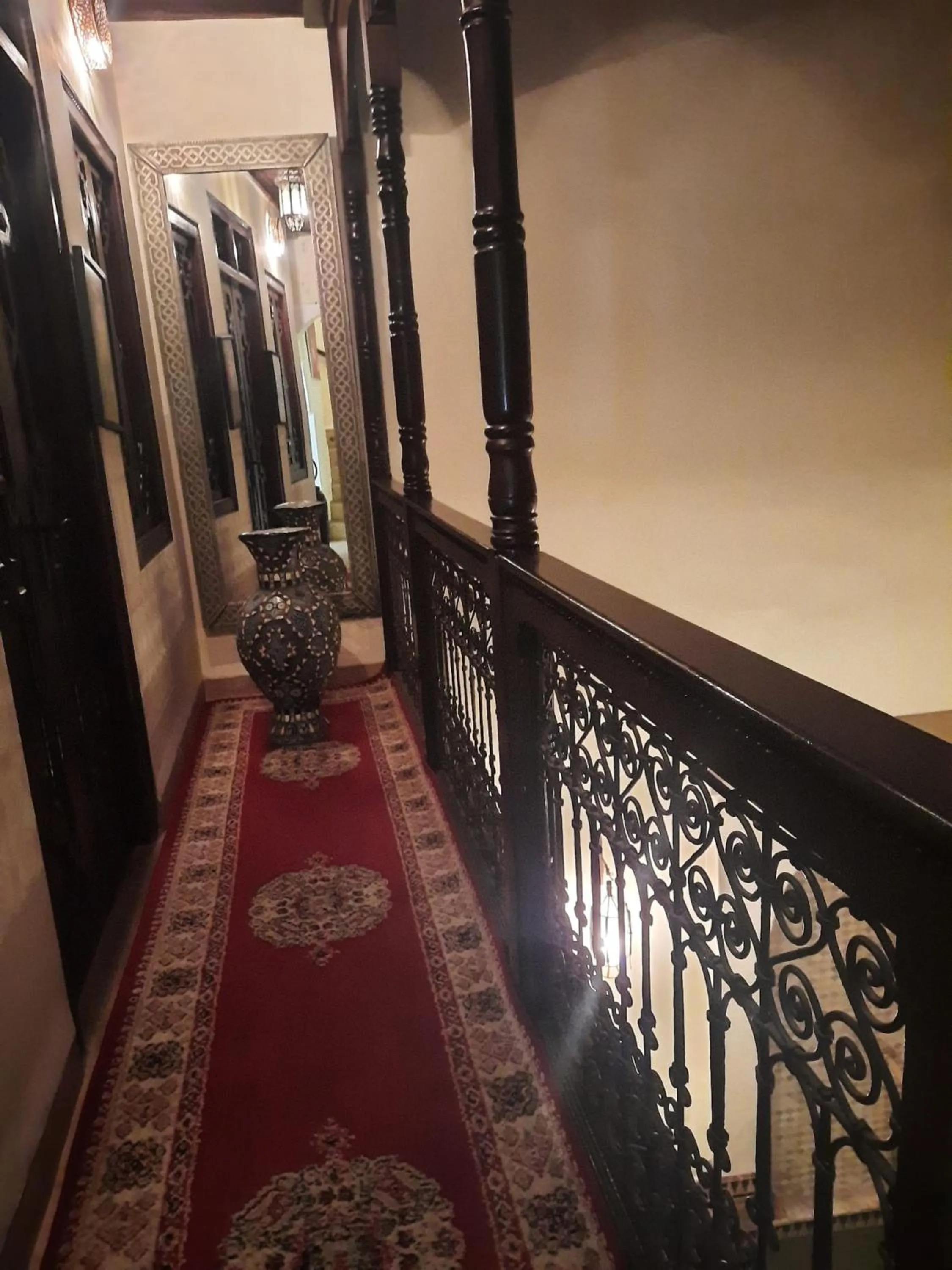 Decorative detail in Riad Aubrac