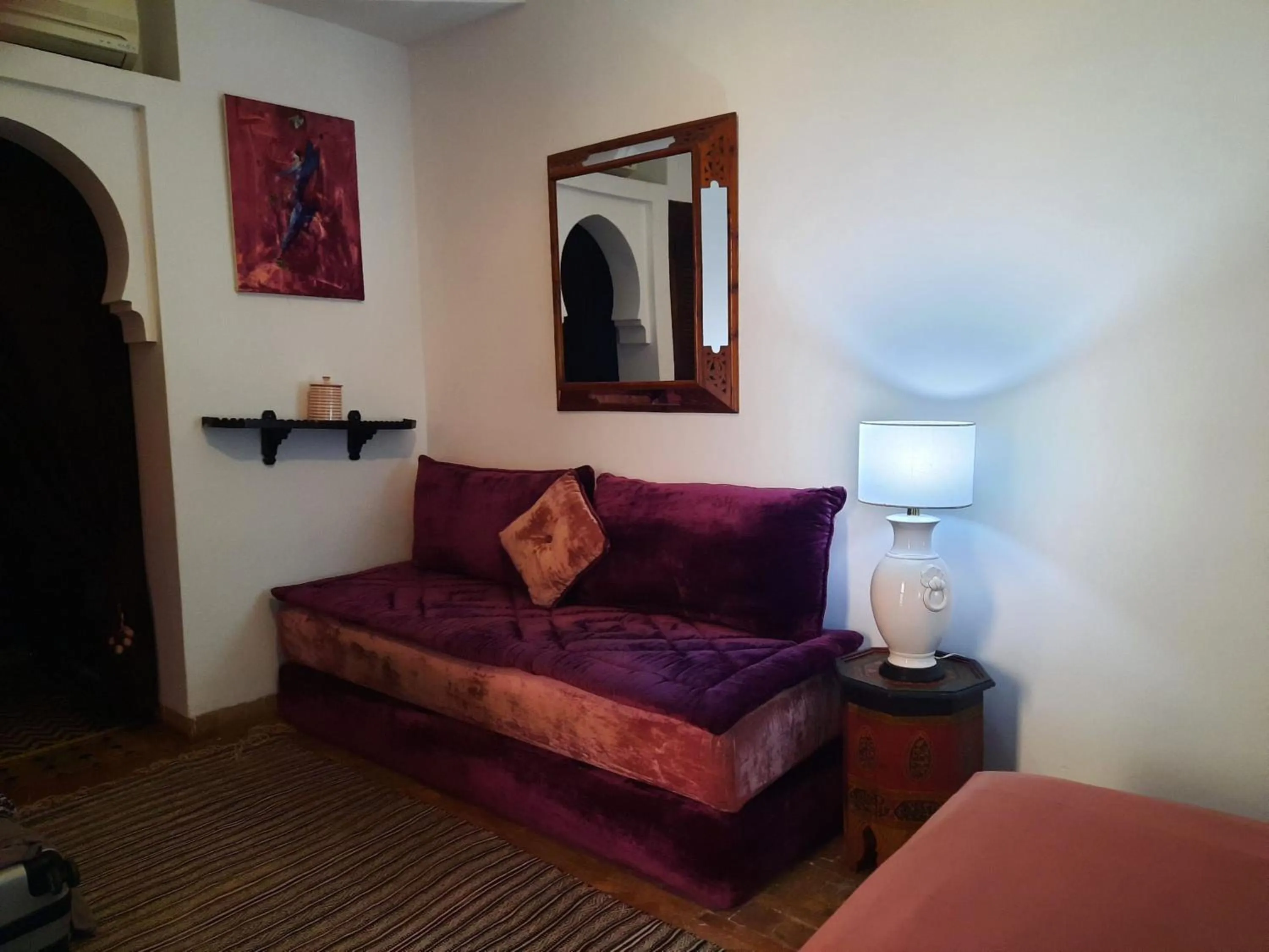 Bedroom in Riad Aubrac