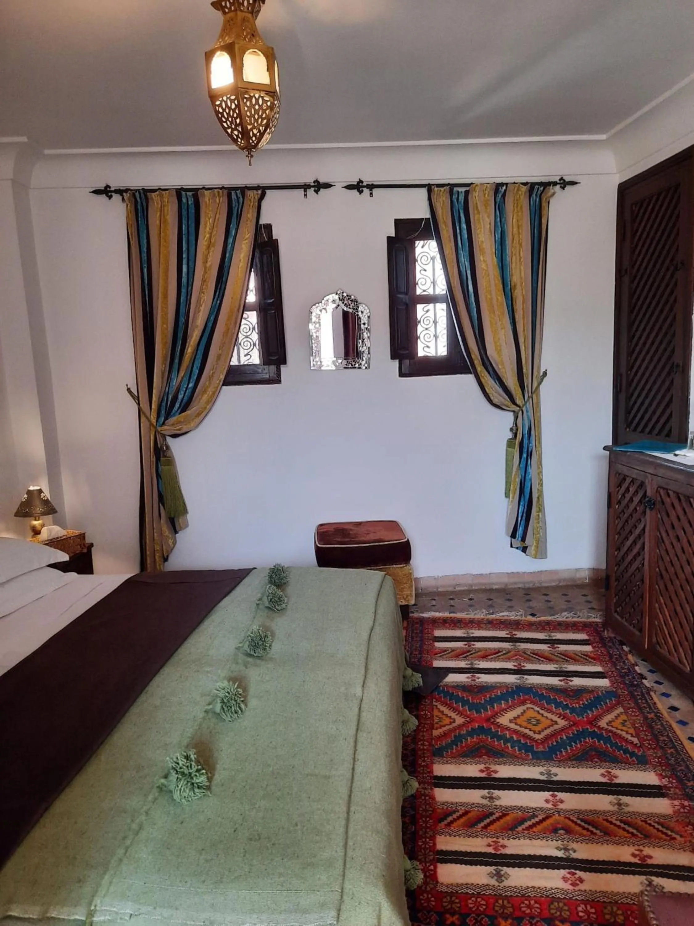 Bedroom, Bed in Riad Aubrac