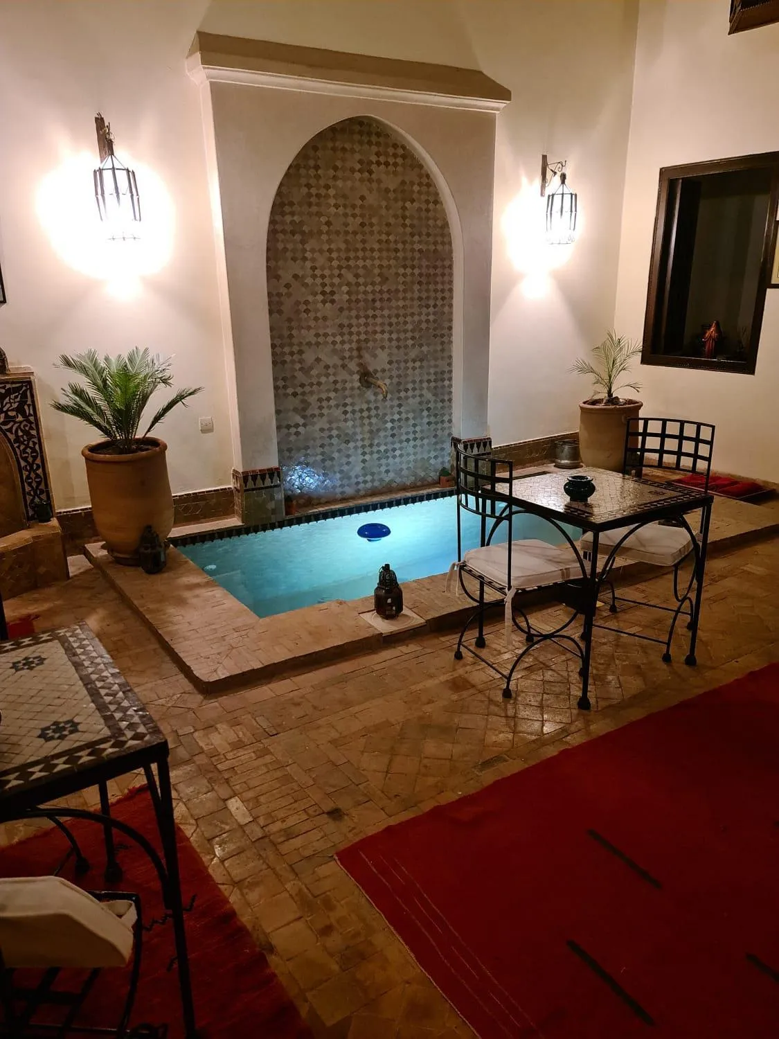 Patio in Riad Aubrac