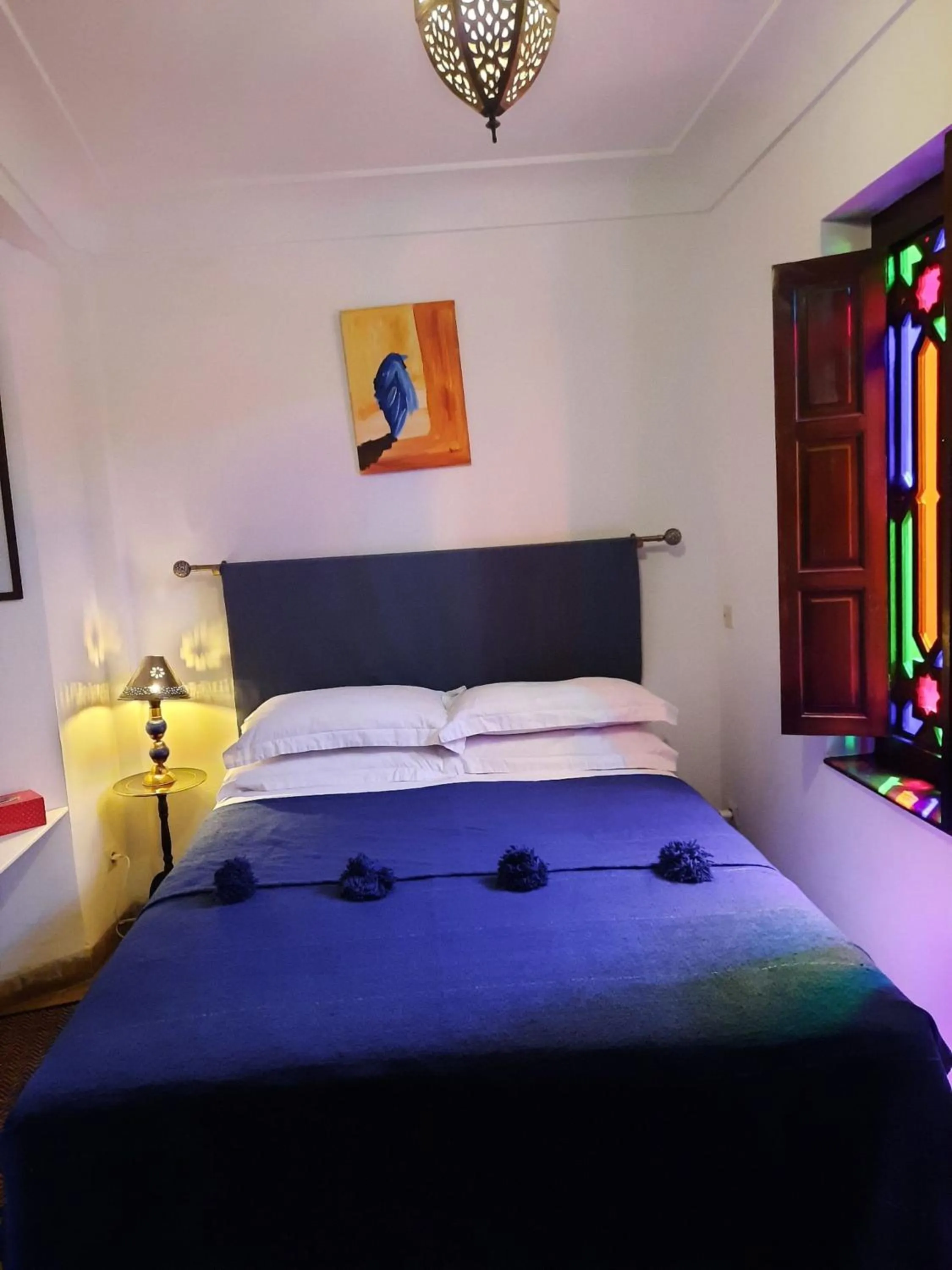 Bedroom, Bed in Riad Aubrac