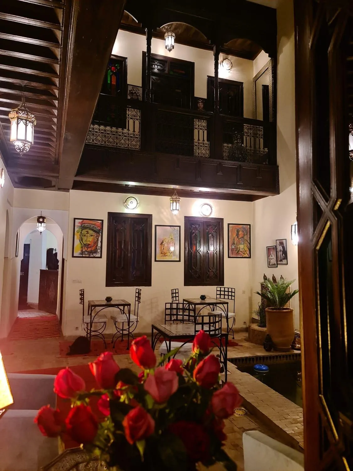 Patio in Riad Aubrac