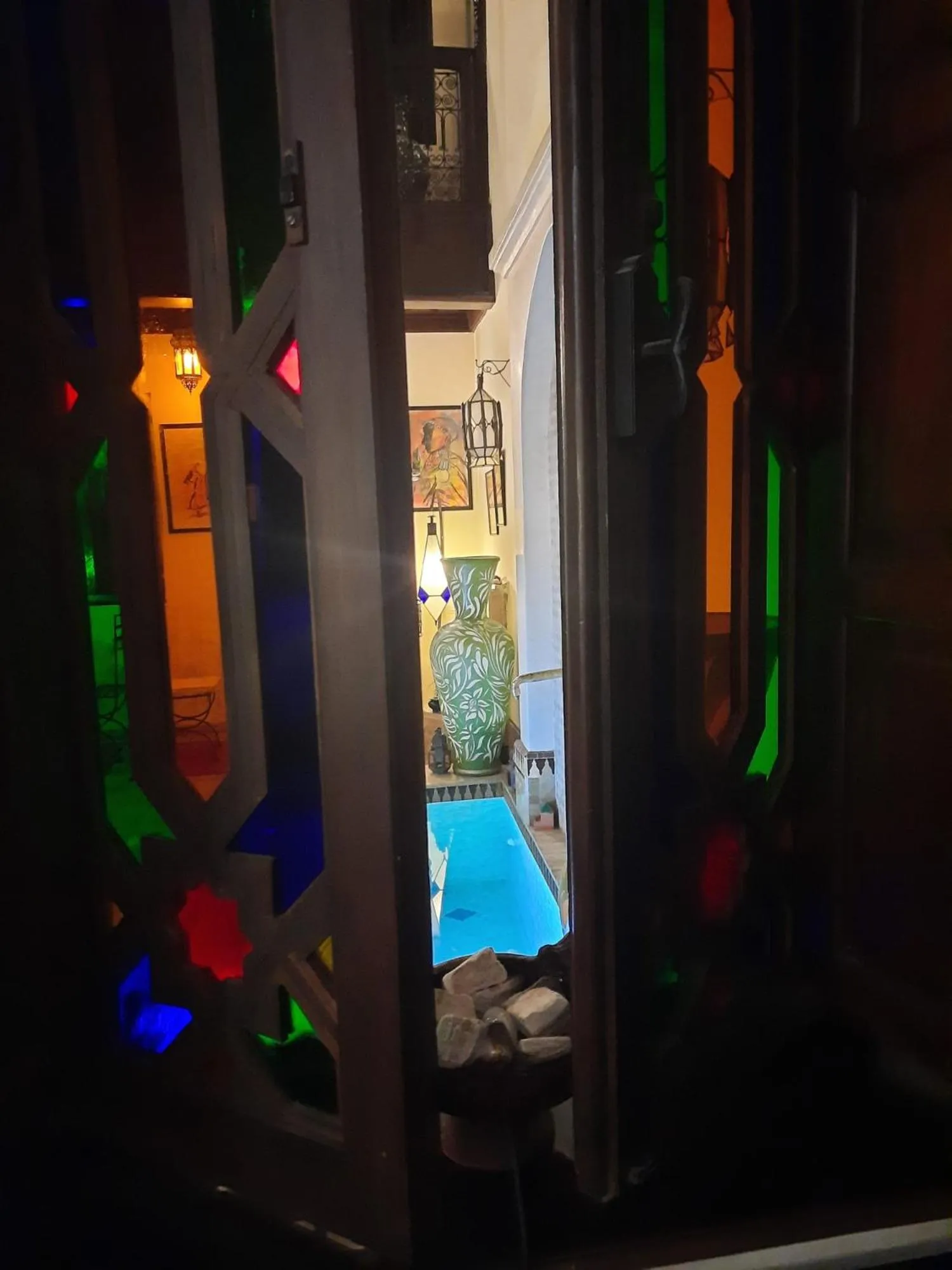 Photo of the whole room in Riad Aubrac