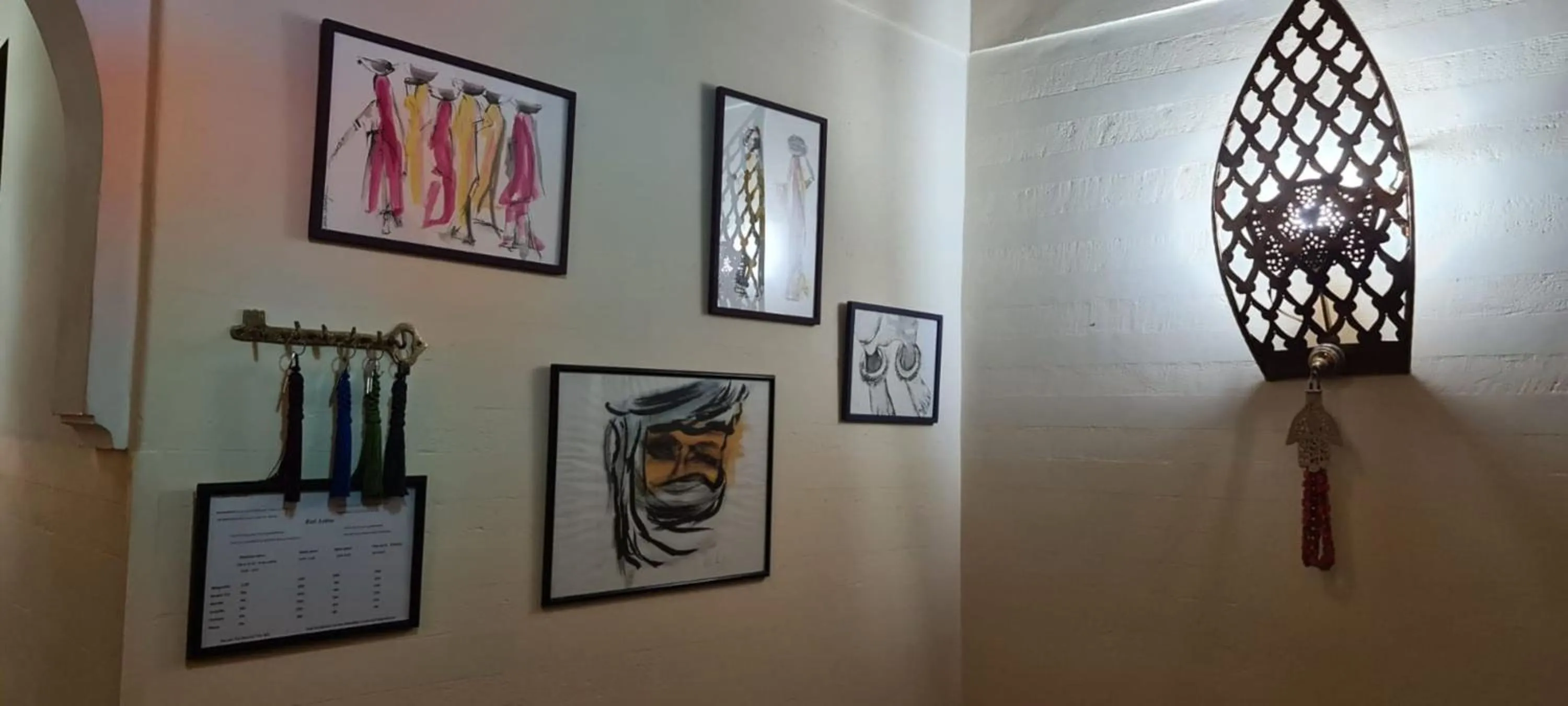 Lobby or reception in Riad Aubrac