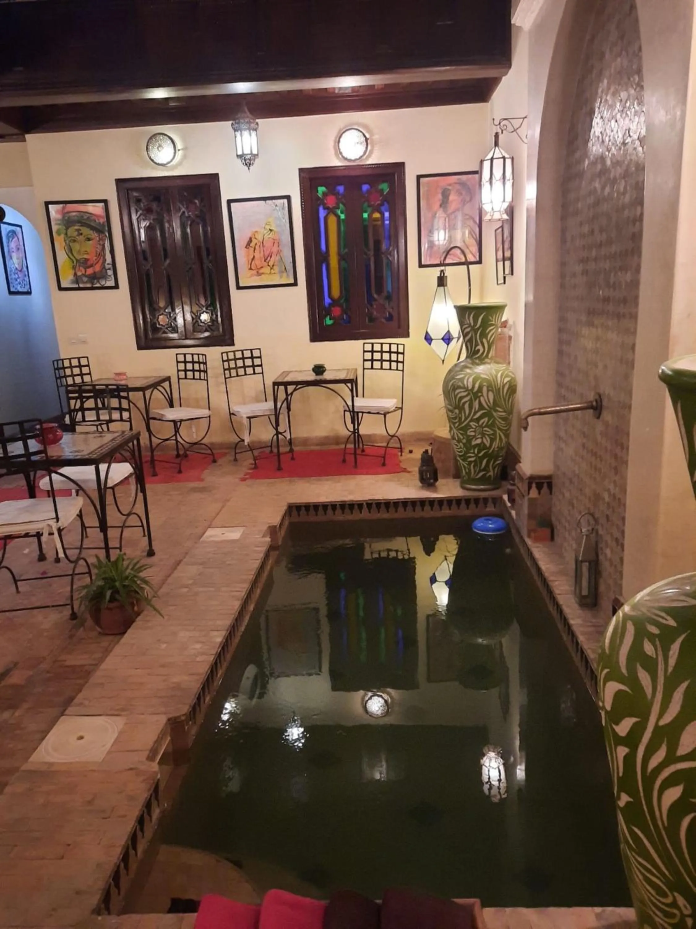 Patio in Riad Aubrac