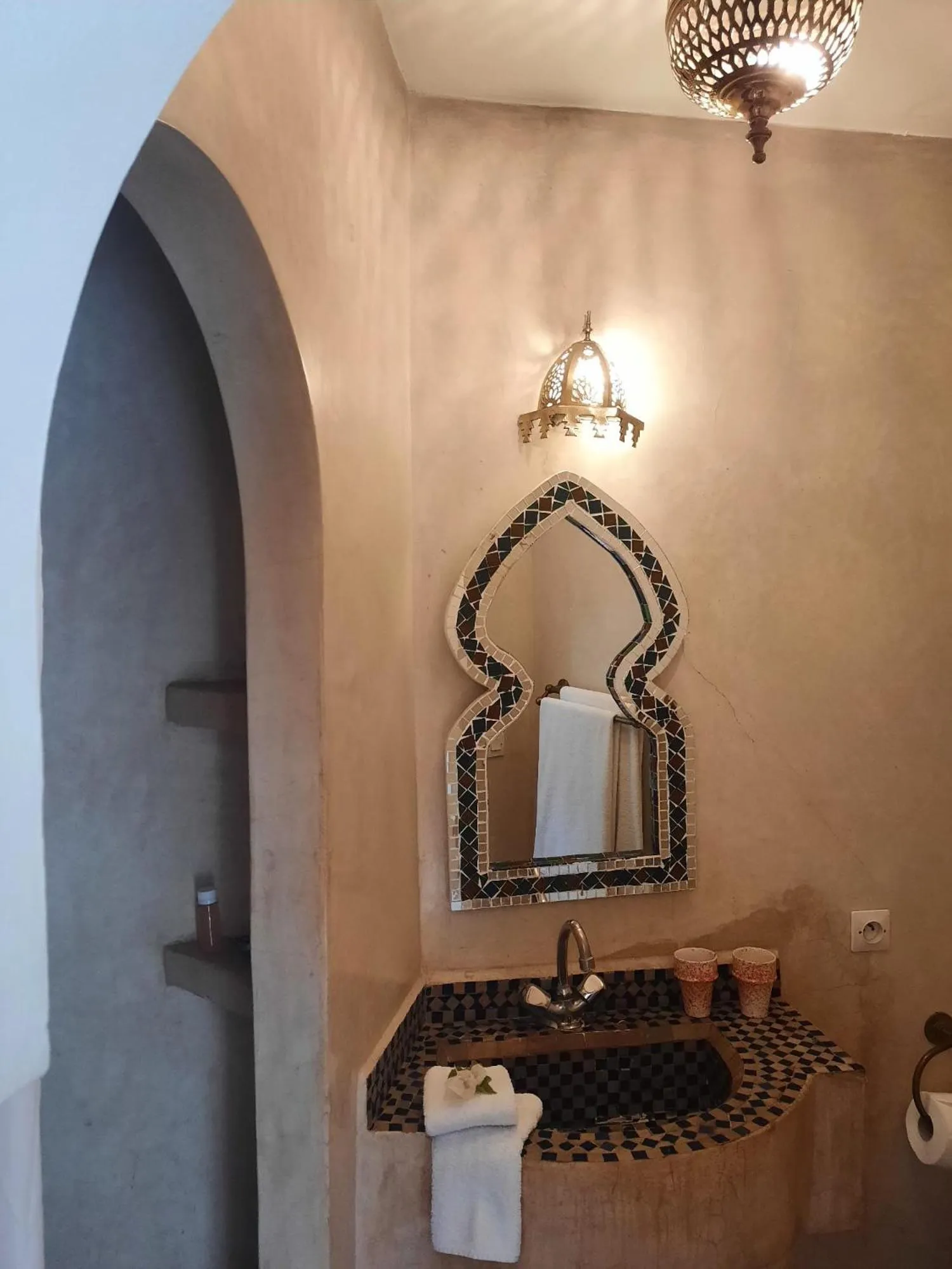 Bathroom in Riad Aubrac