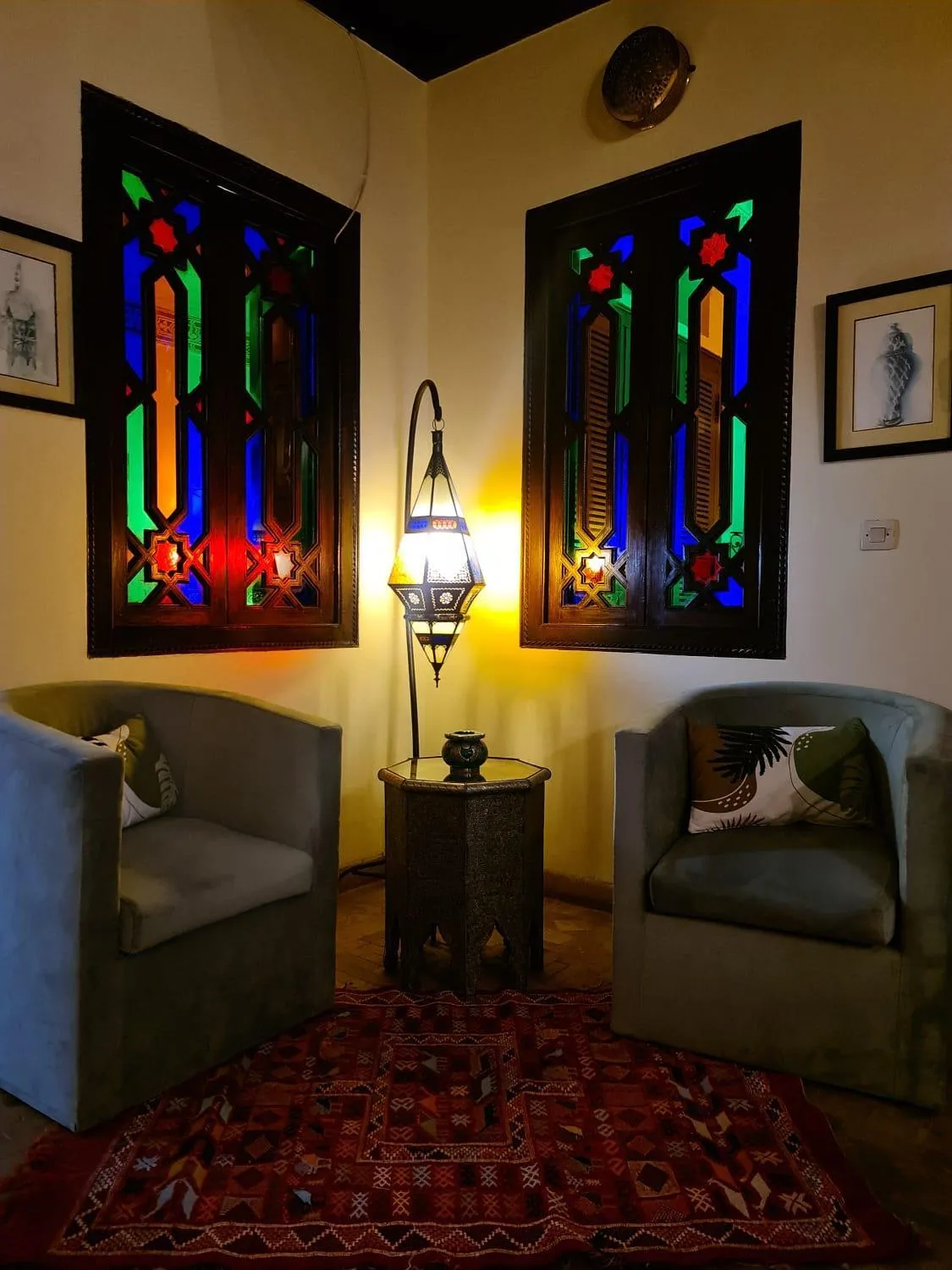 Patio in Riad Aubrac