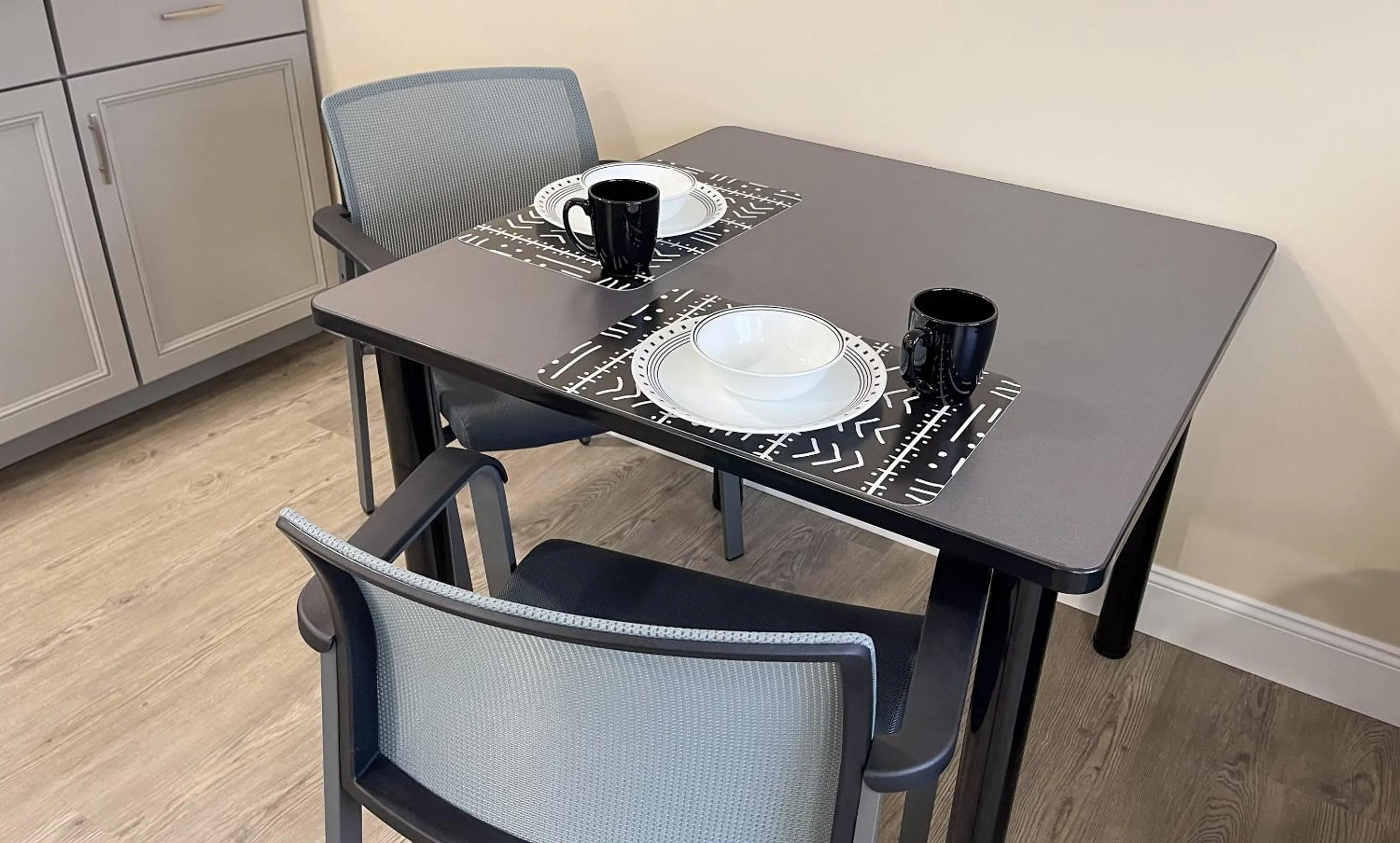 Dining area in Lazy Cuckoo Inn - Sleek and Stylish Studio Apartments