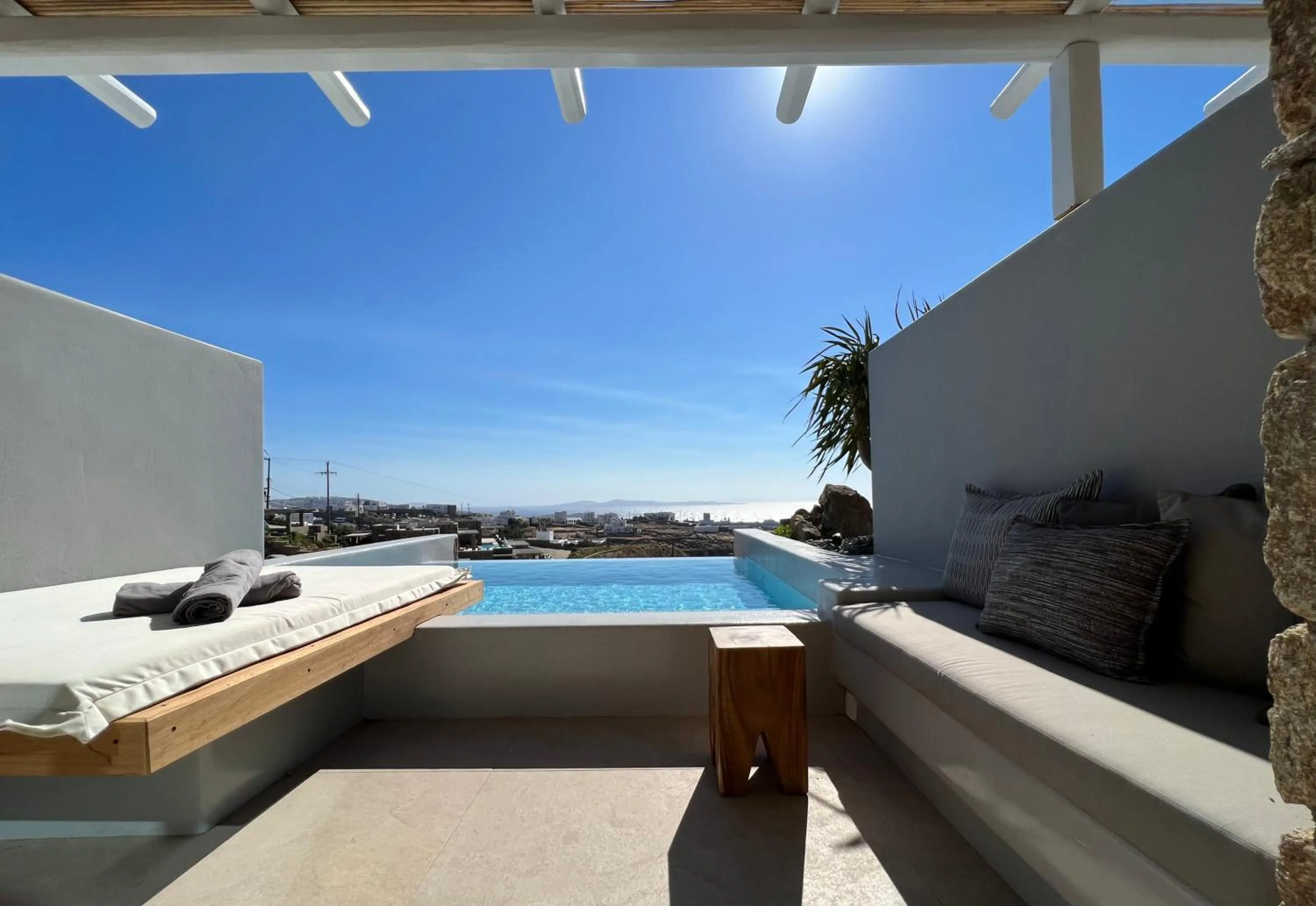 Swimming pool in Nomia Sunset Suites Mykonos