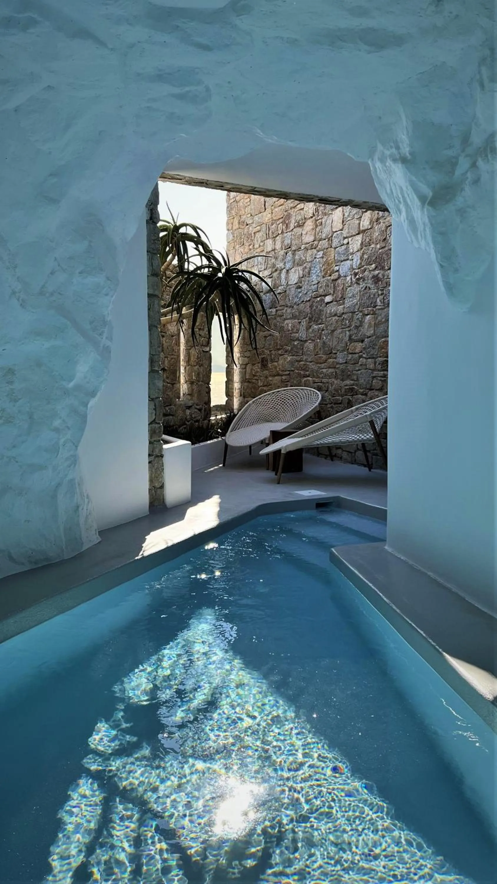 Swimming pool in Nomia Sunset Suites Mykonos