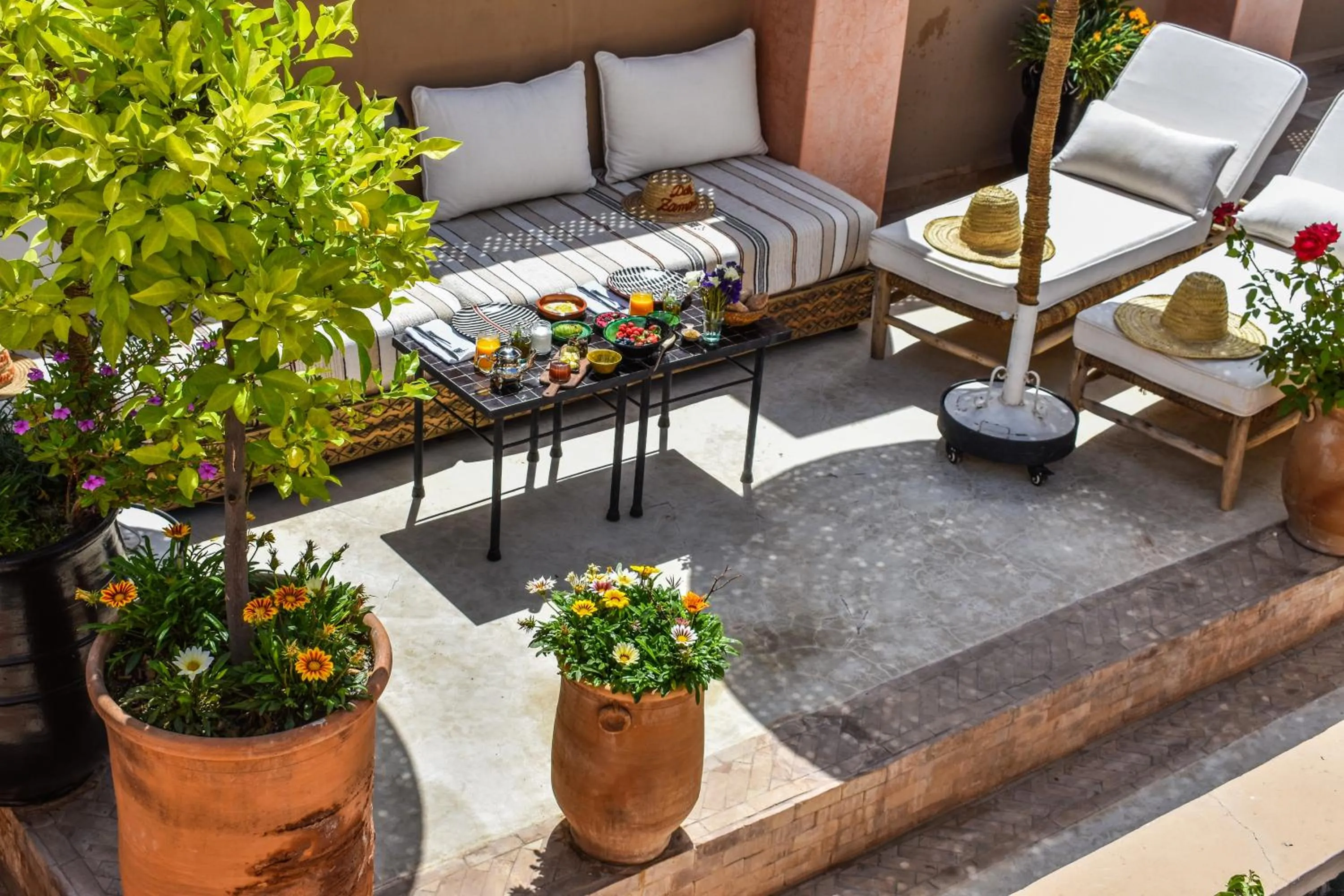 Balcony/Terrace in Riad Dar Zaman