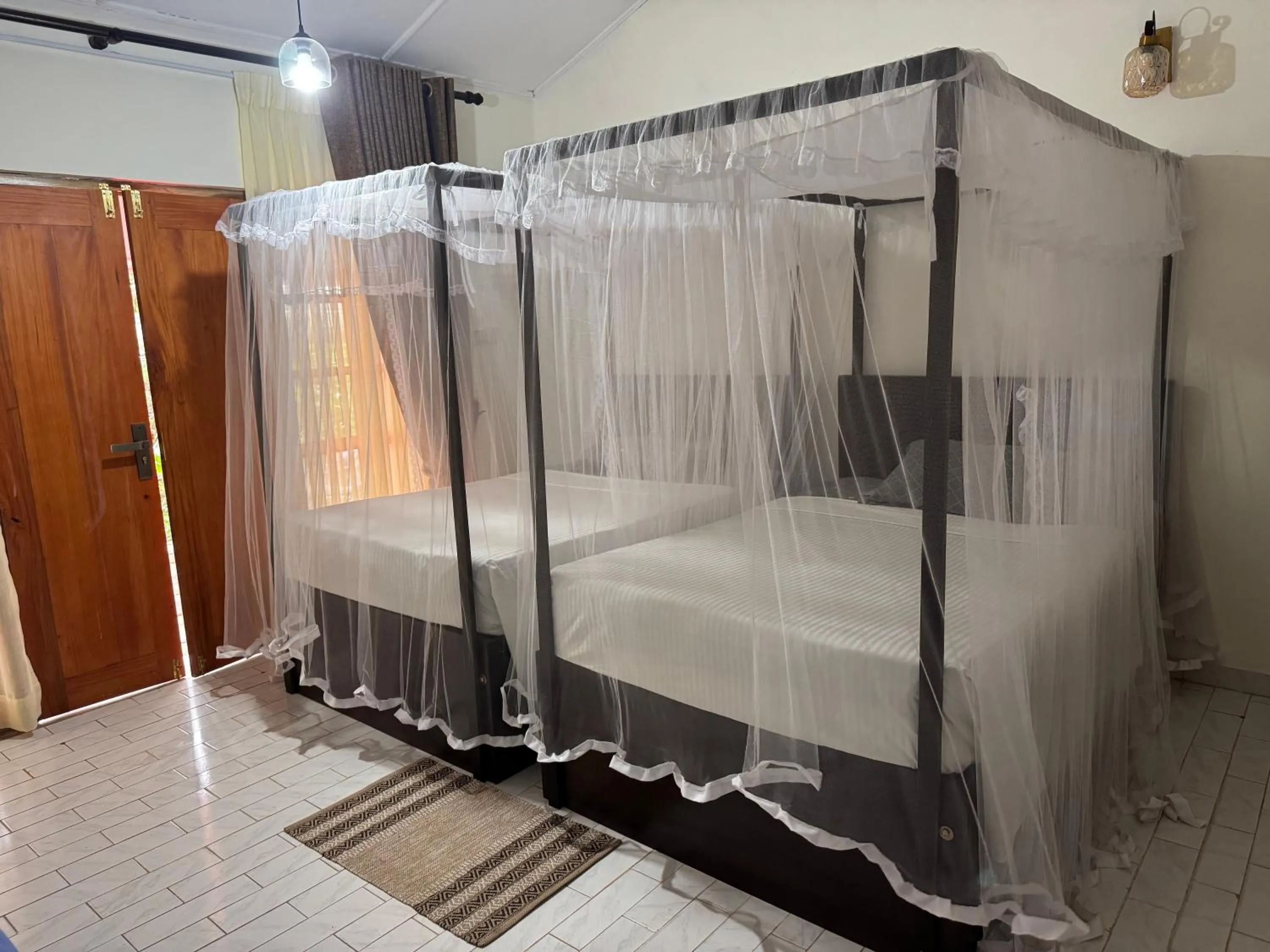 Bed in Steps Garden Resort