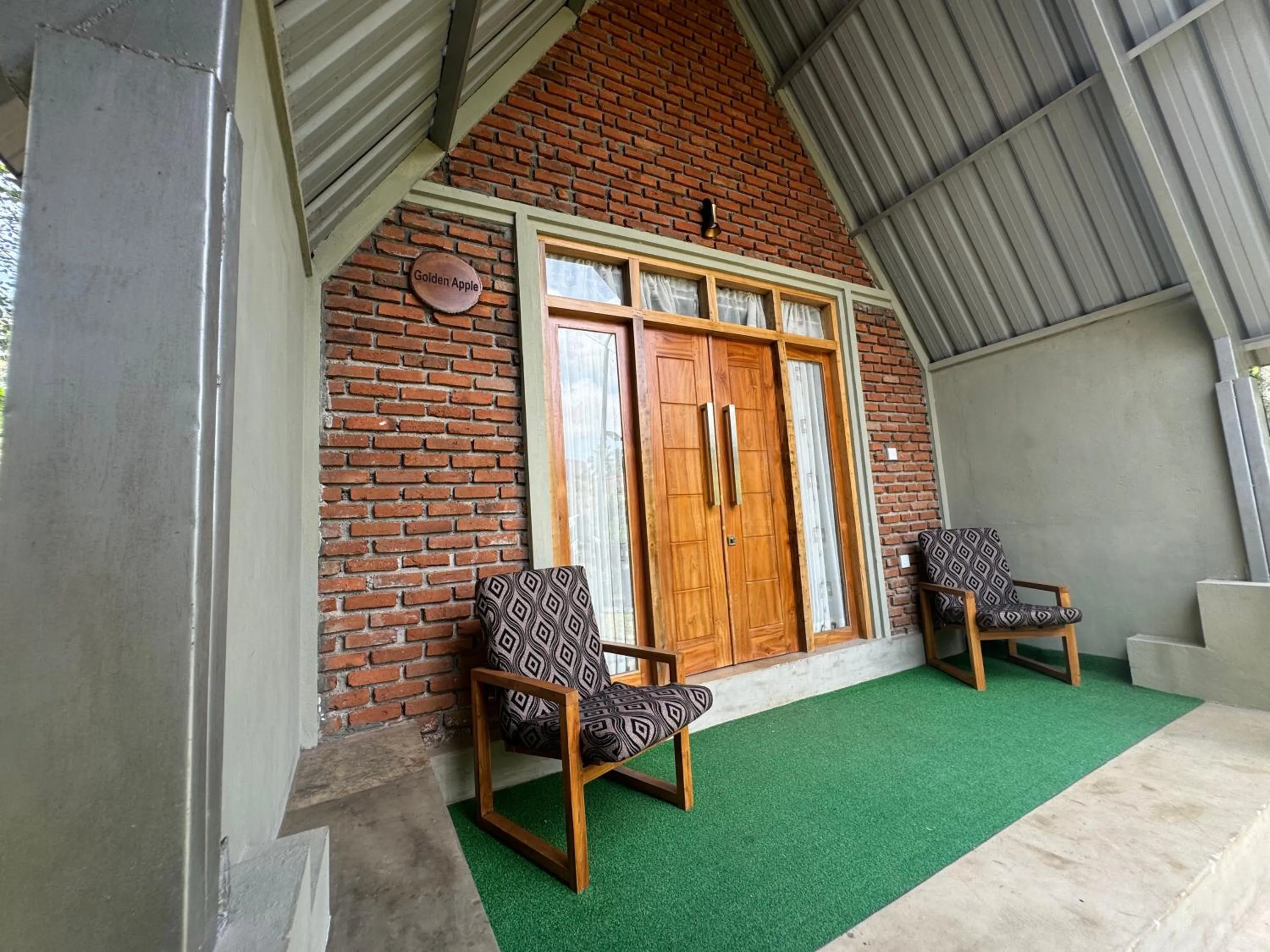 Patio in Steps Garden Resort