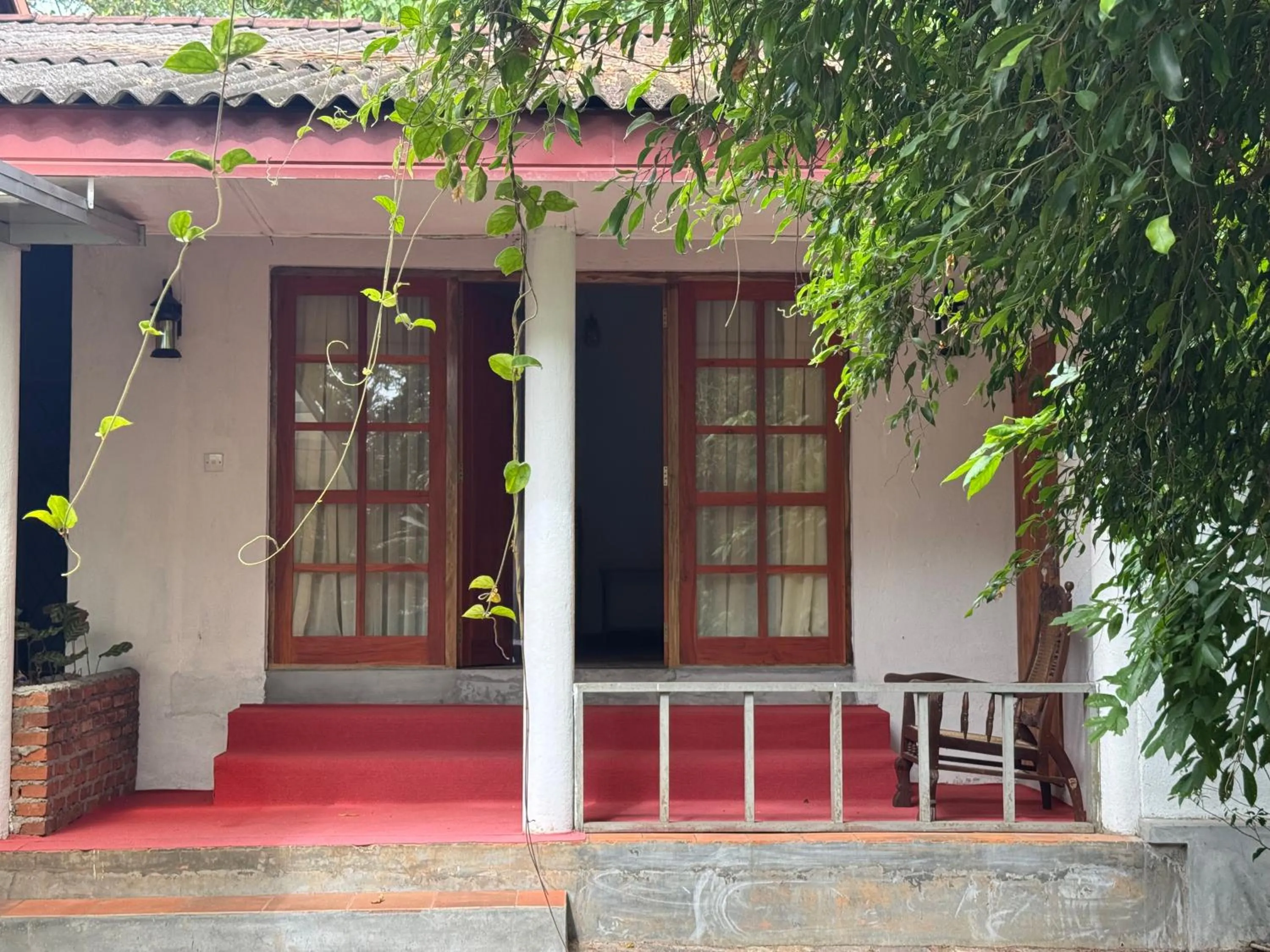 Facade/entrance in Steps Garden Resort