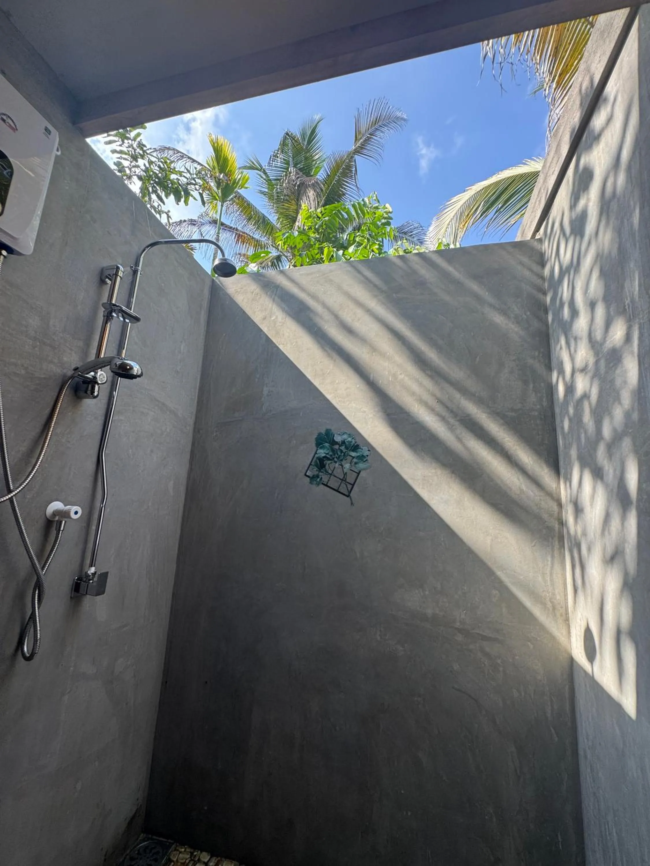Shower in Steps Garden Resort