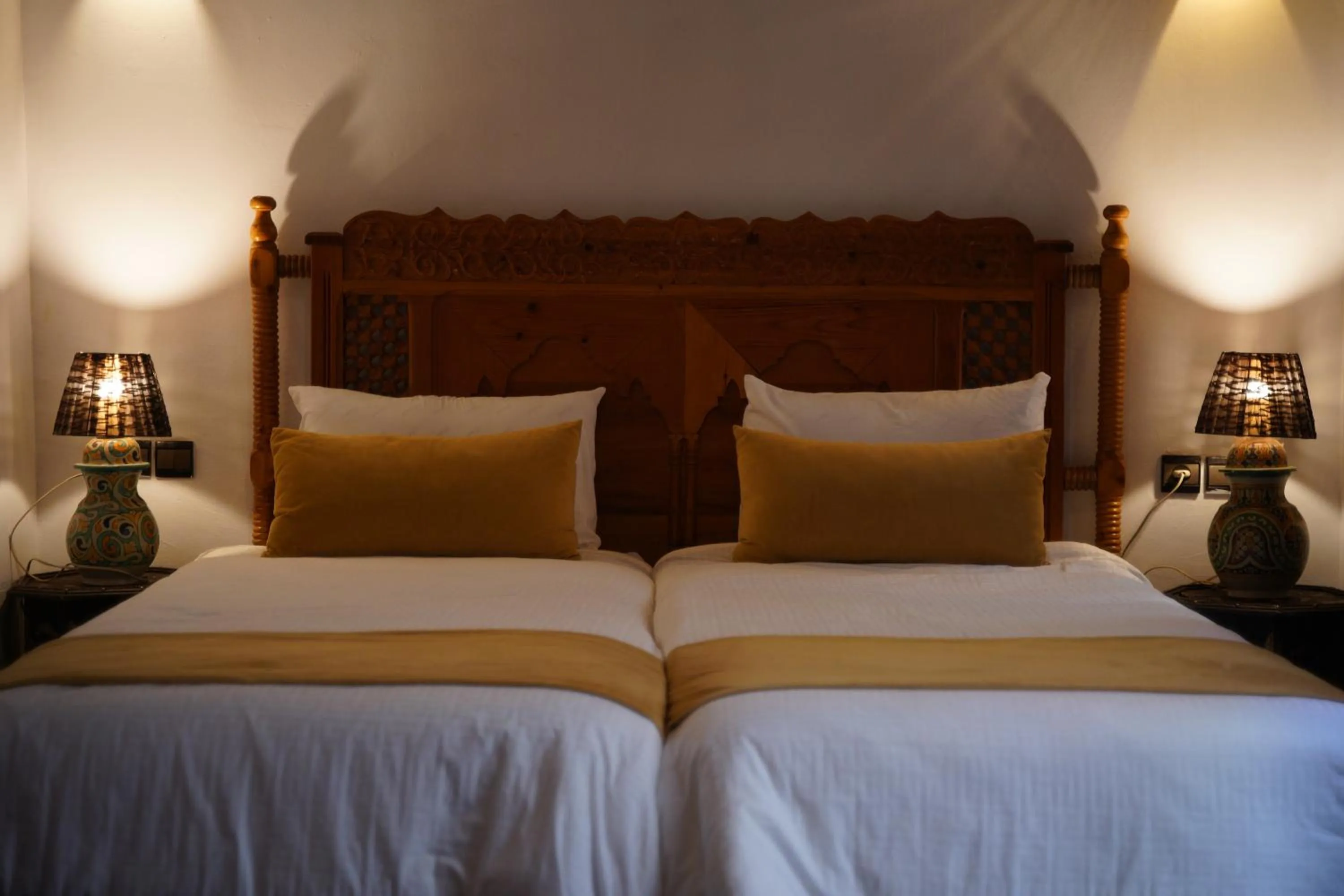 Bed in Riad Dar Chrifa - Luxury Escape