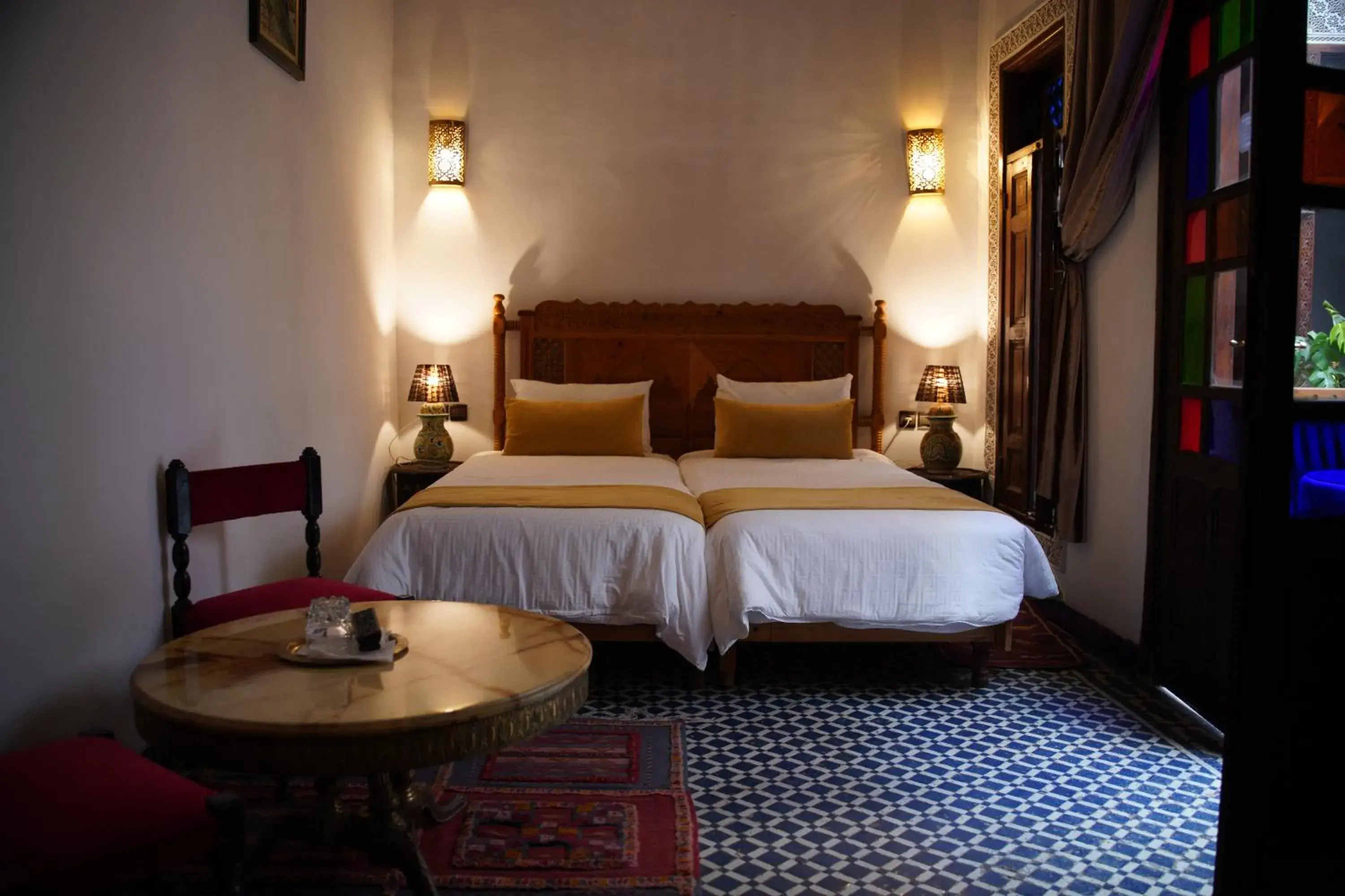 Mazagan Double/Twin Room in Riad Dar Chrifa - Luxury Escape Mazagan Double/Twin Room in Riad Dar Chrifa - Luxury Escape