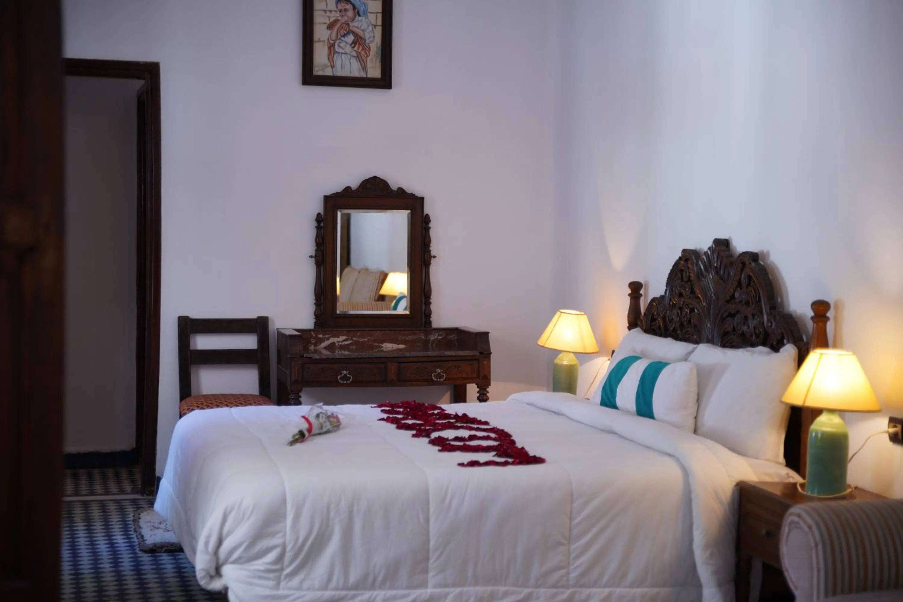 Bed in Riad Dar Chrifa - Luxury Escape