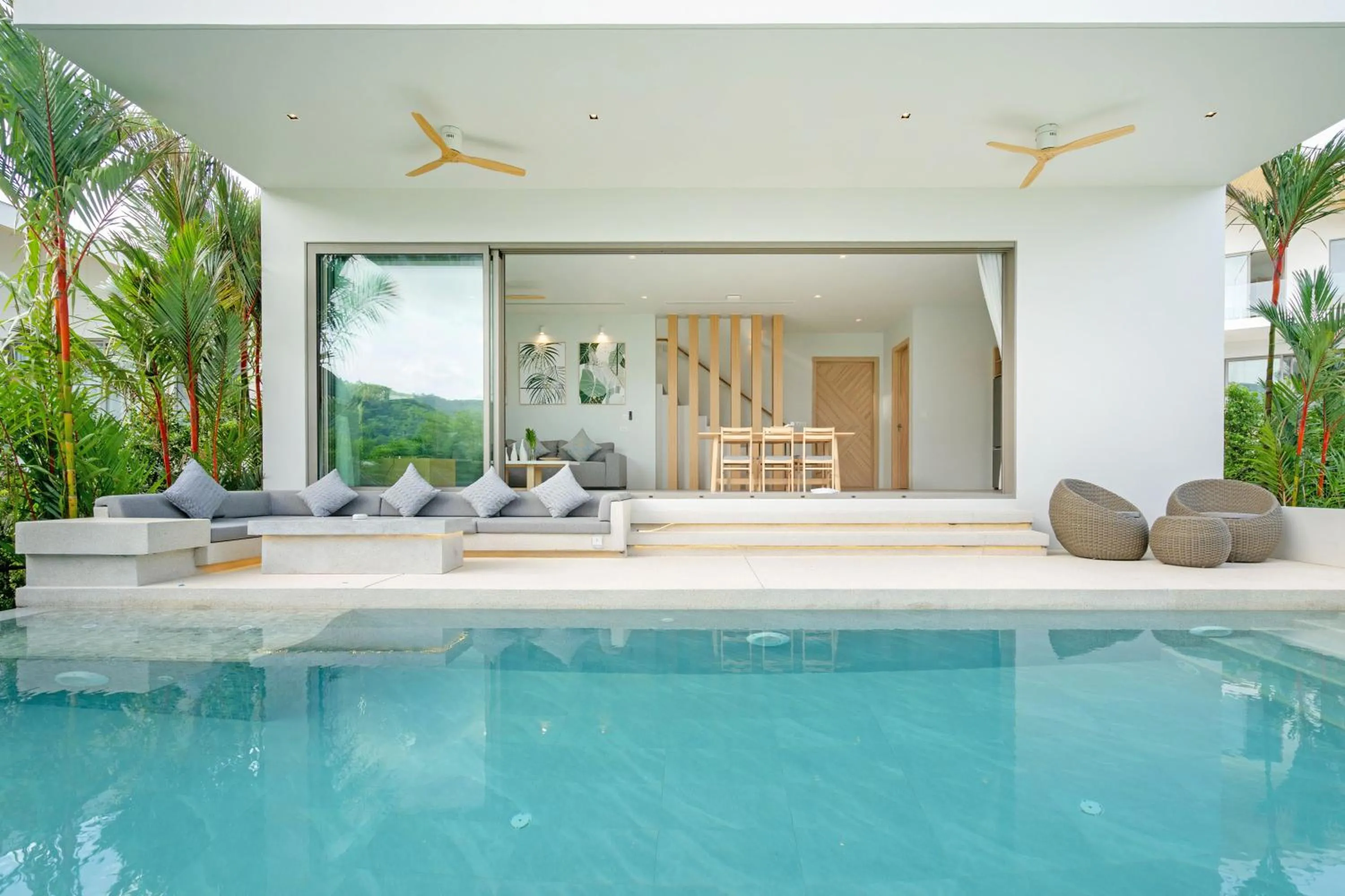 Pool view in Himmapana Villas - Hills