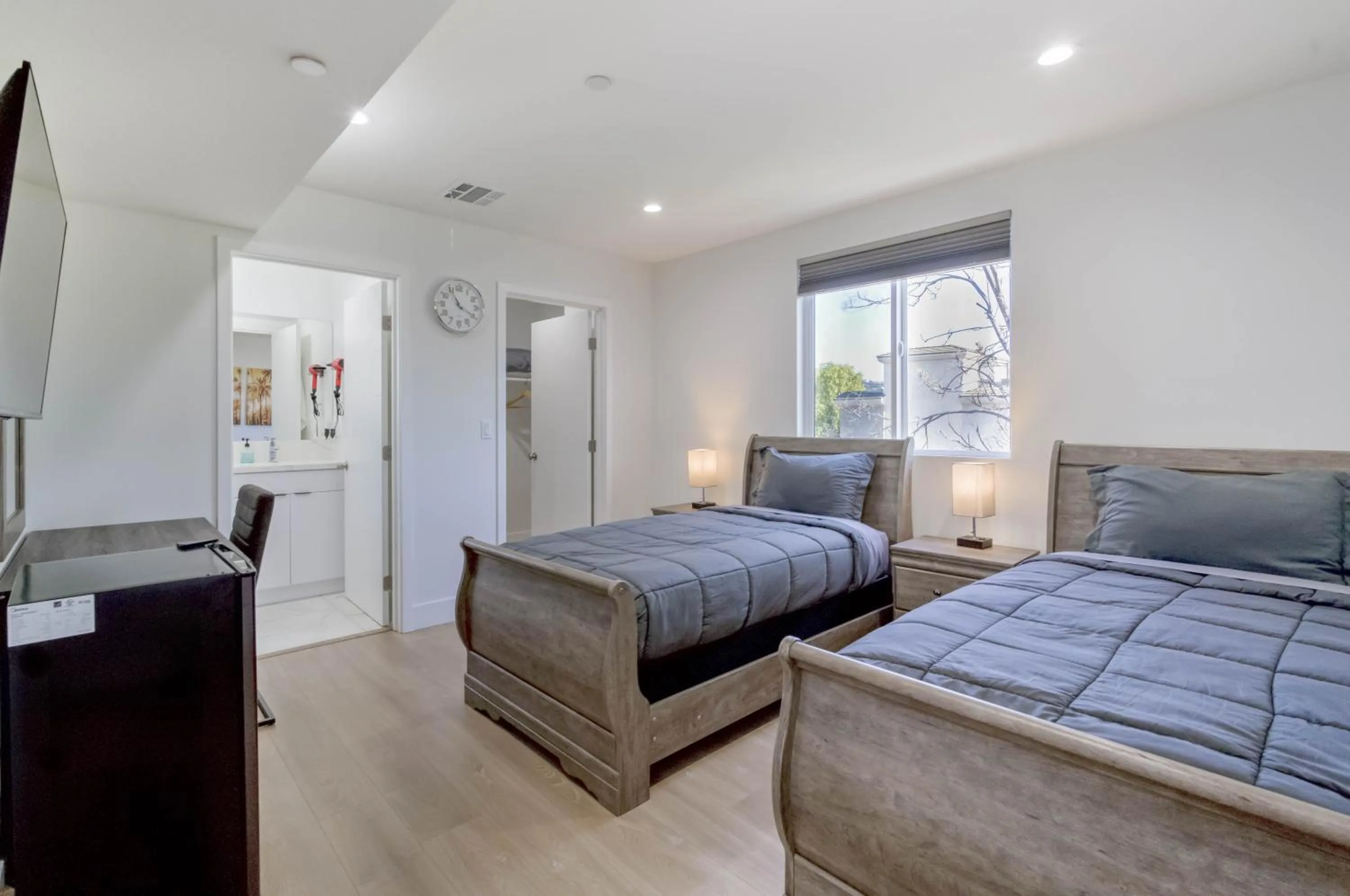 Bed in Modern Apartment in Studio City