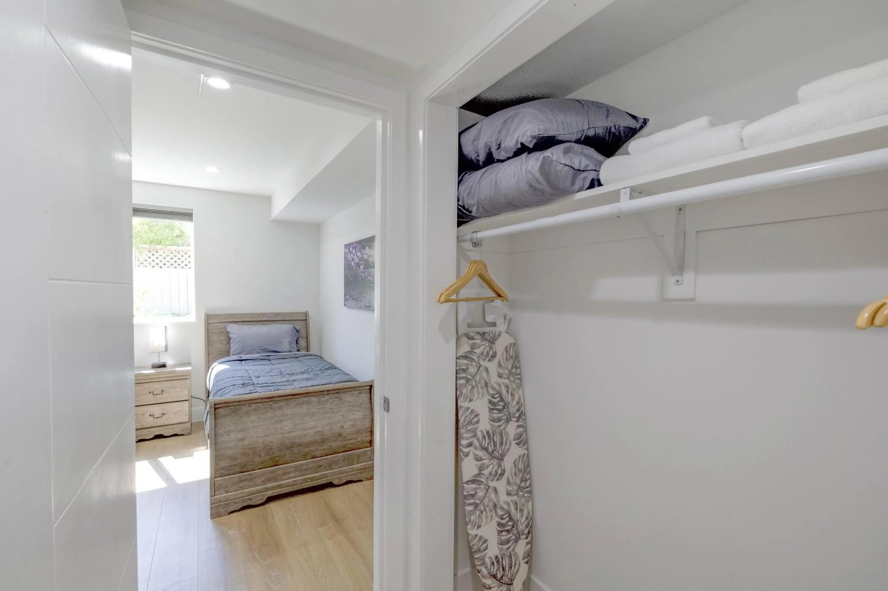 Bed in Modern Apartment in Studio City