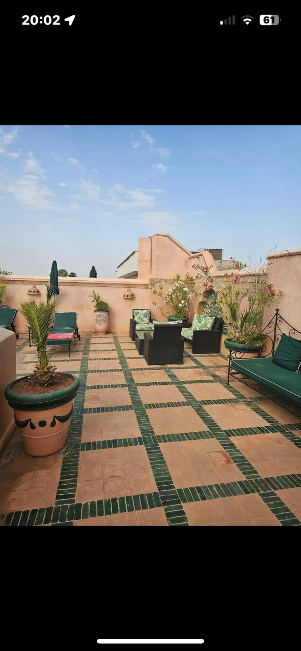 Patio in Riad & Spa Esprit Du Maroc