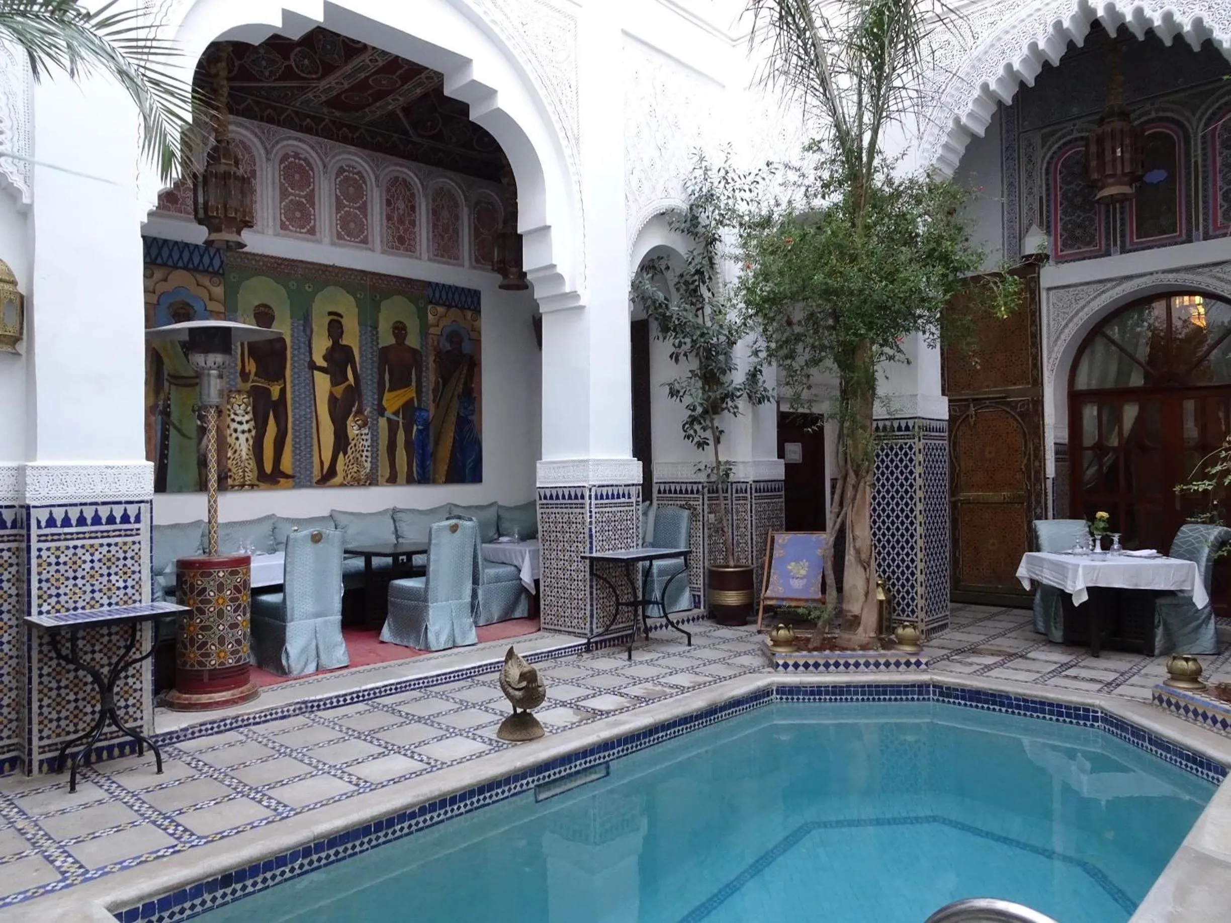 Patio in Riad & Spa Esprit Du Maroc