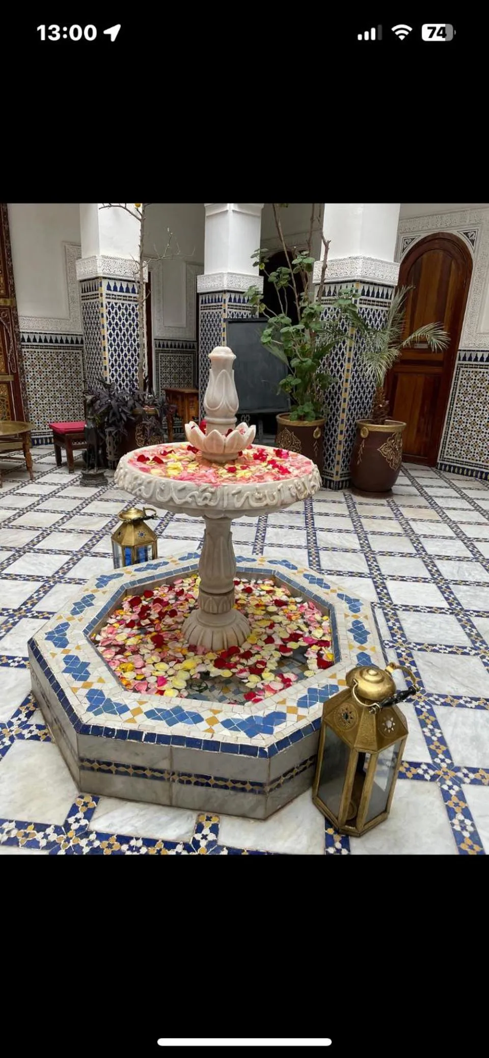Patio in Riad & Spa Esprit Du Maroc
