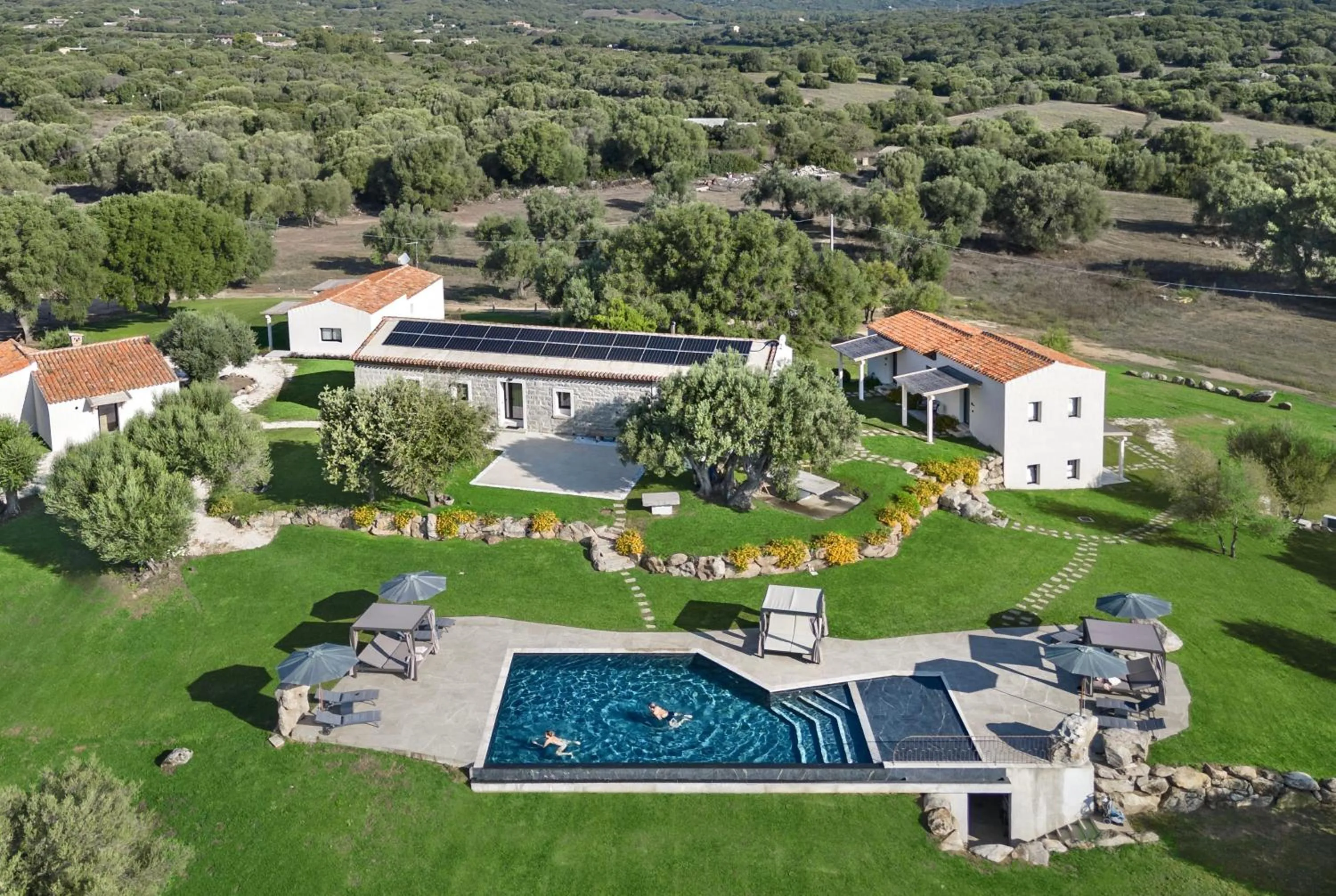 Bird's eye view in Uddastri Retreat