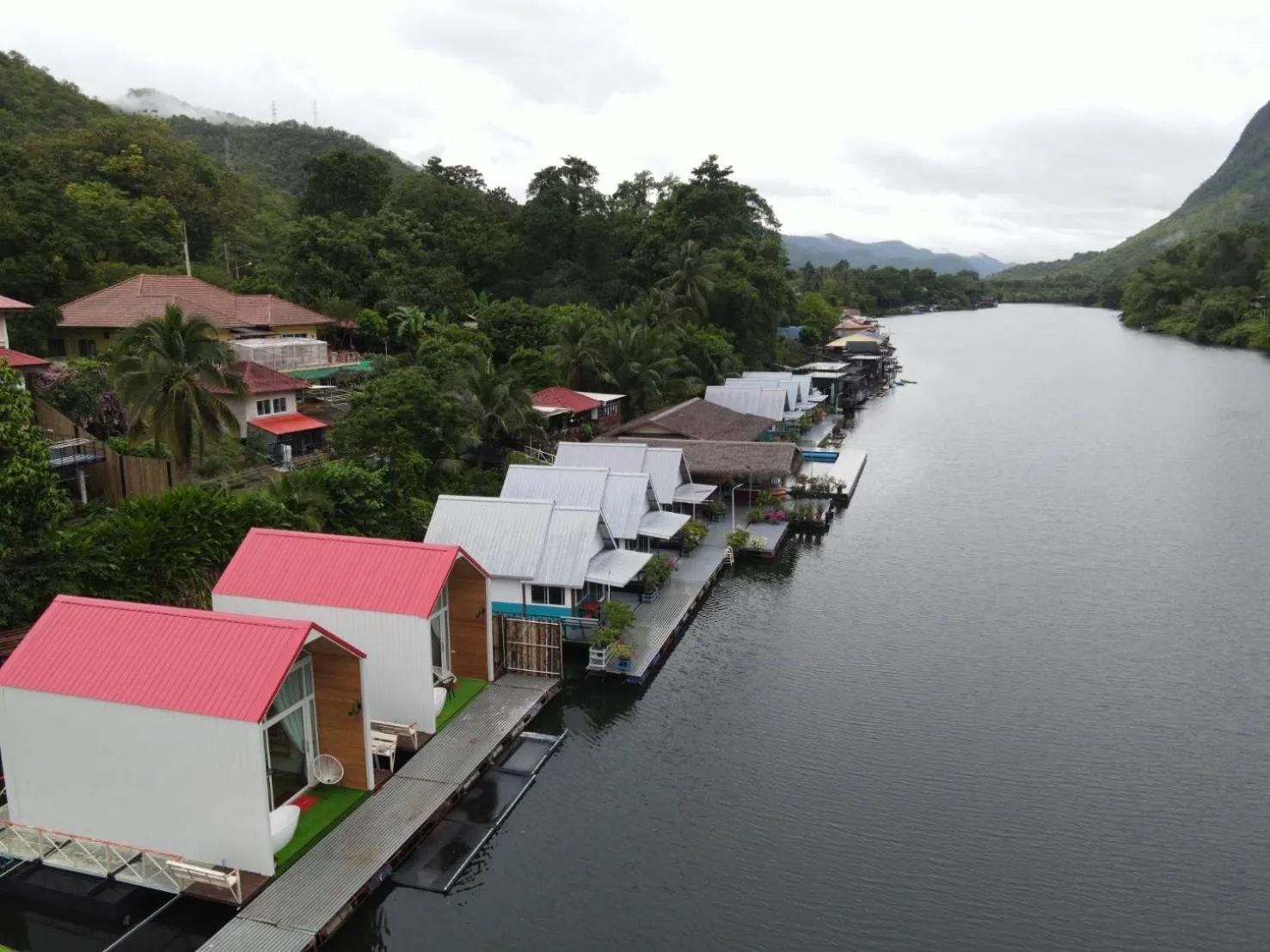 Lake view in Lake Hill Resort Kanchanaburi