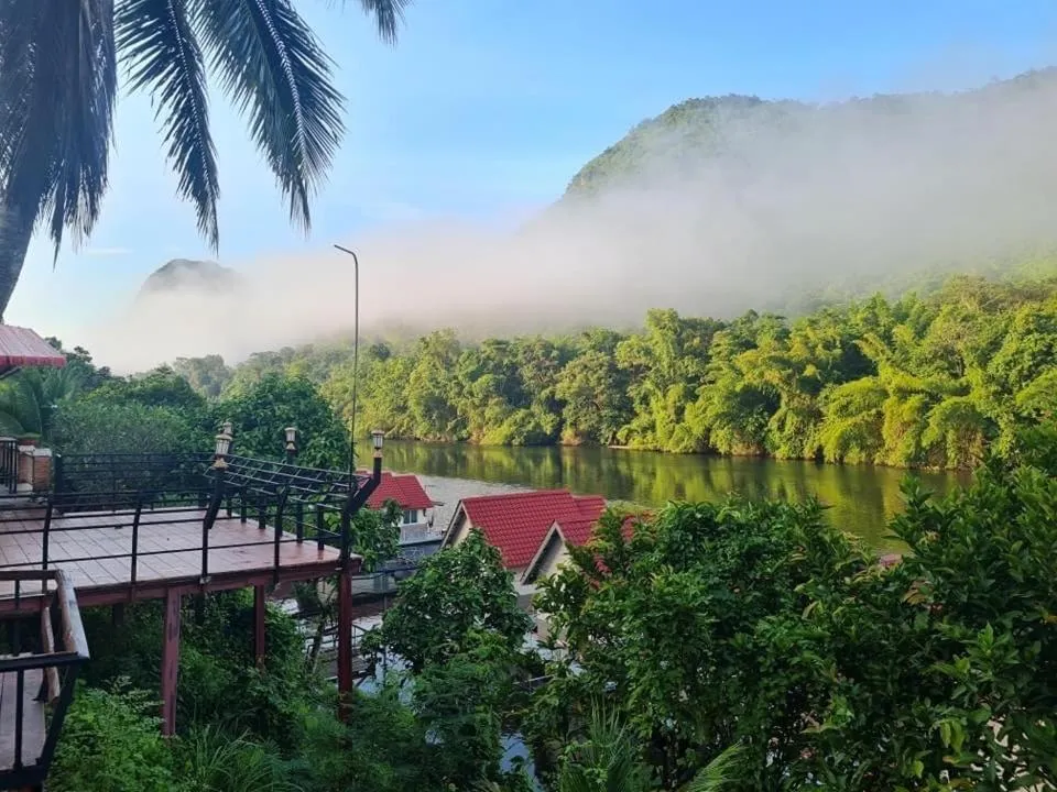 Natural landscape in Lake Hill Resort Kanchanaburi