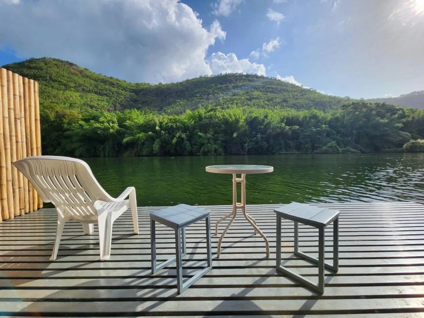 River view in Lake Hill Resort Kanchanaburi
