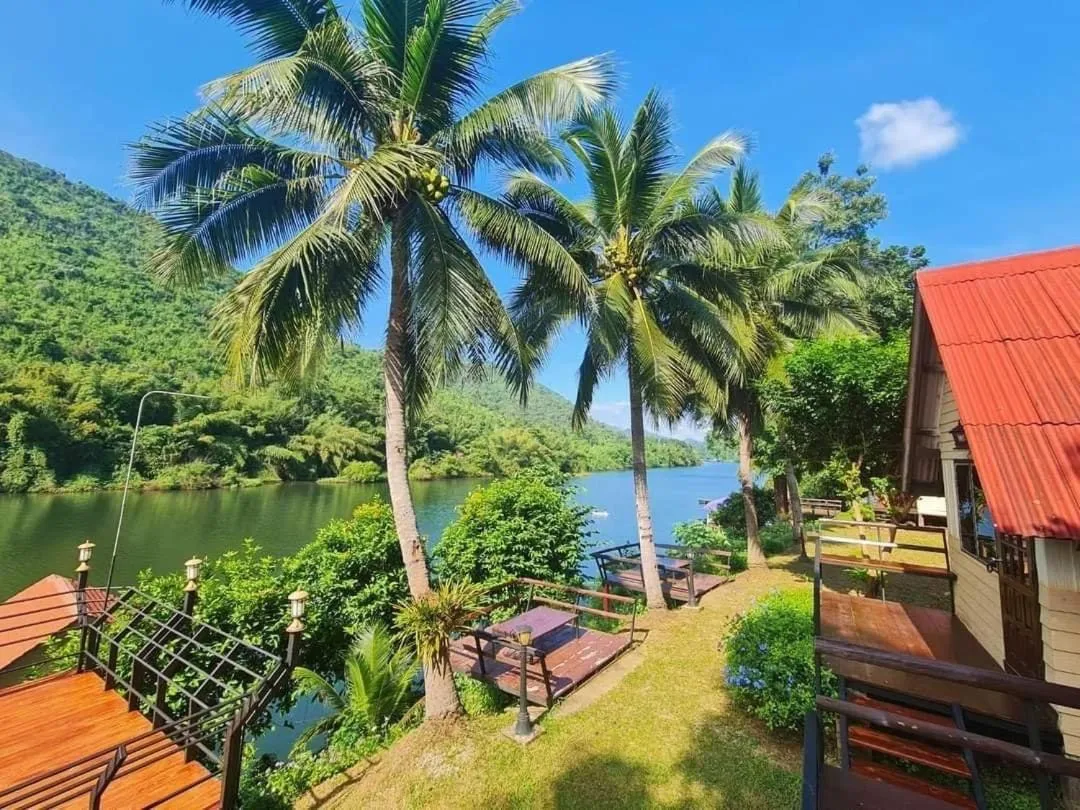 Natural landscape in Lake Hill Resort Kanchanaburi