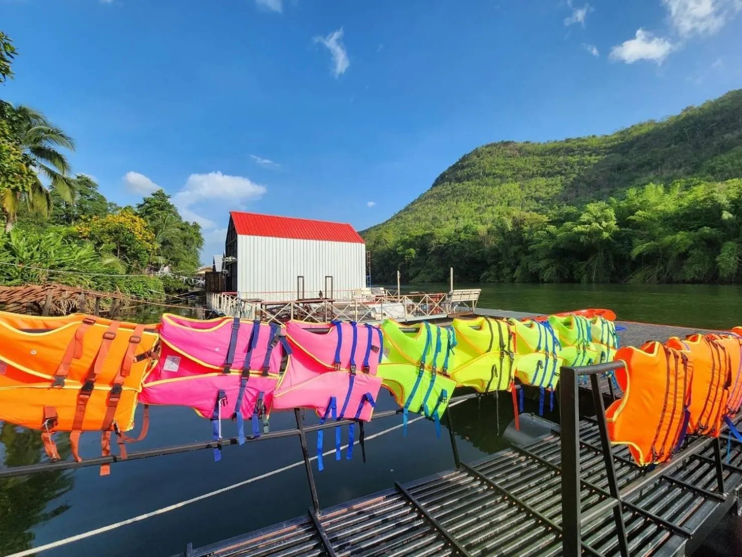 River view in Lake Hill Resort Kanchanaburi