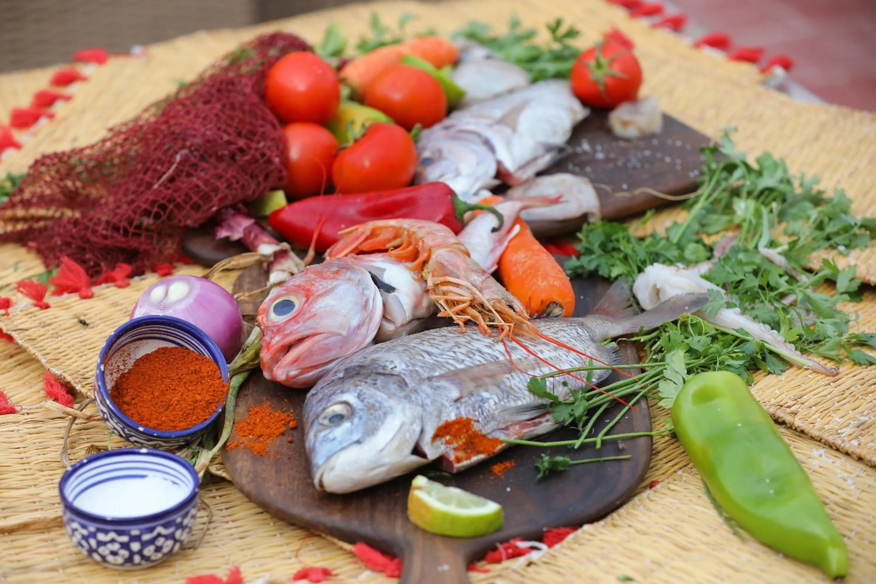 Dining area in Riad Villa Garance