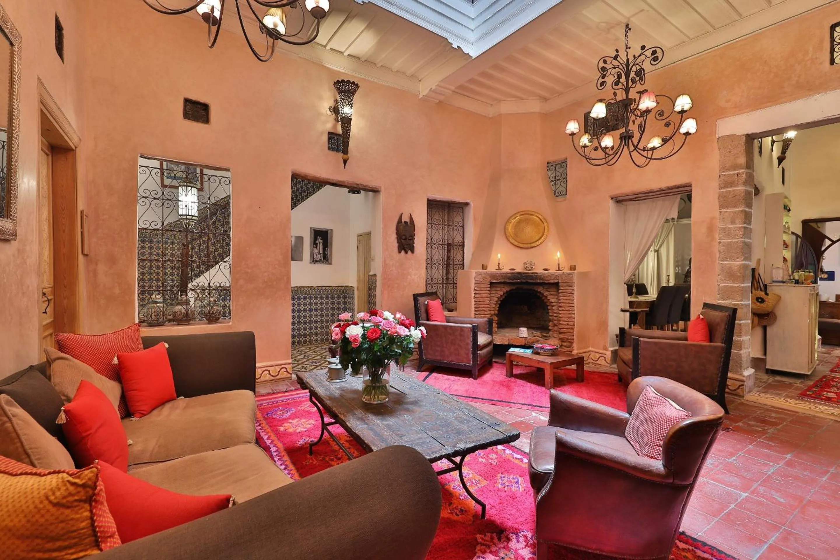 Lobby or reception in Riad Villa Garance
