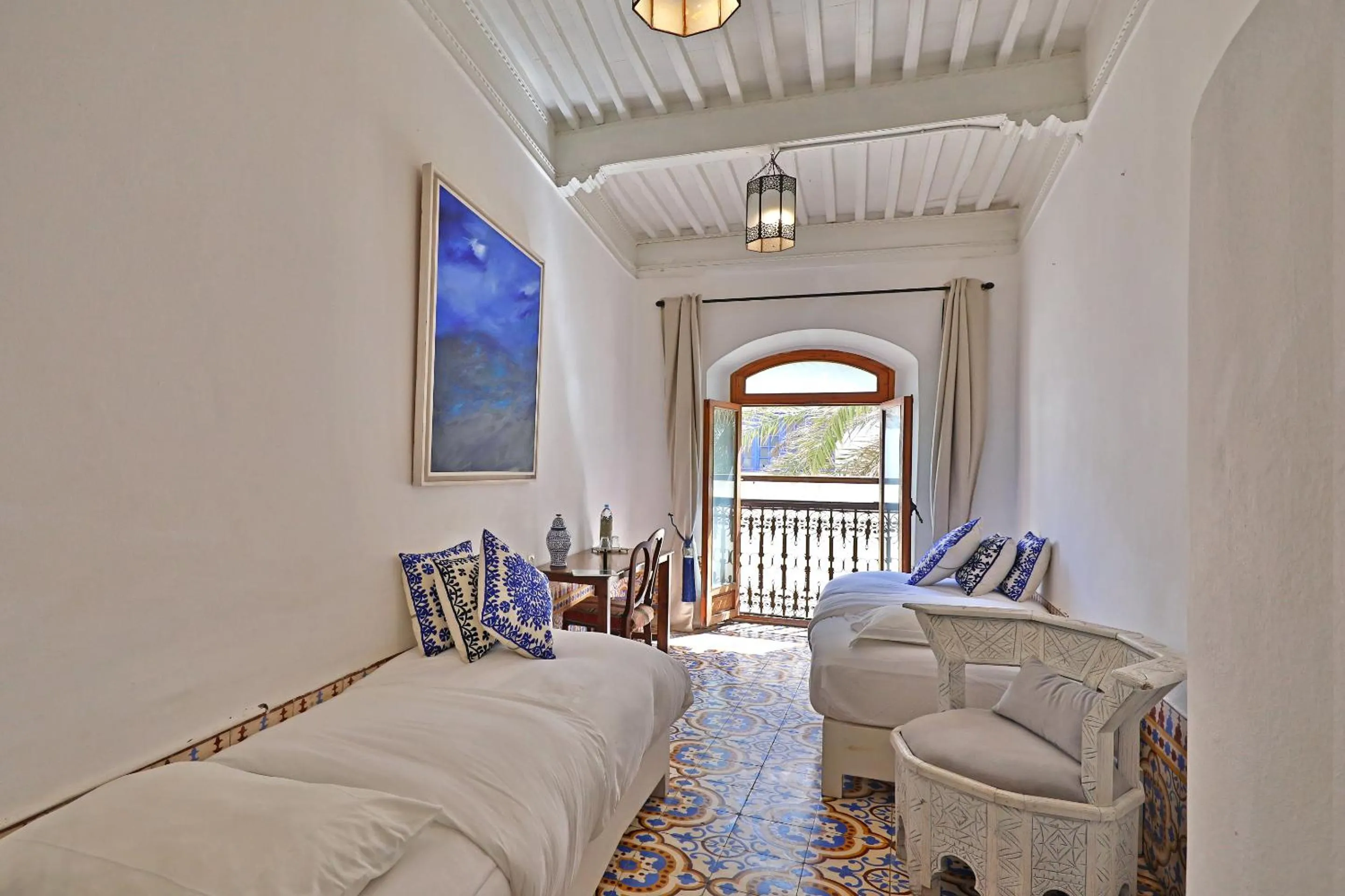 Bedroom, Bed in Riad Villa Garance